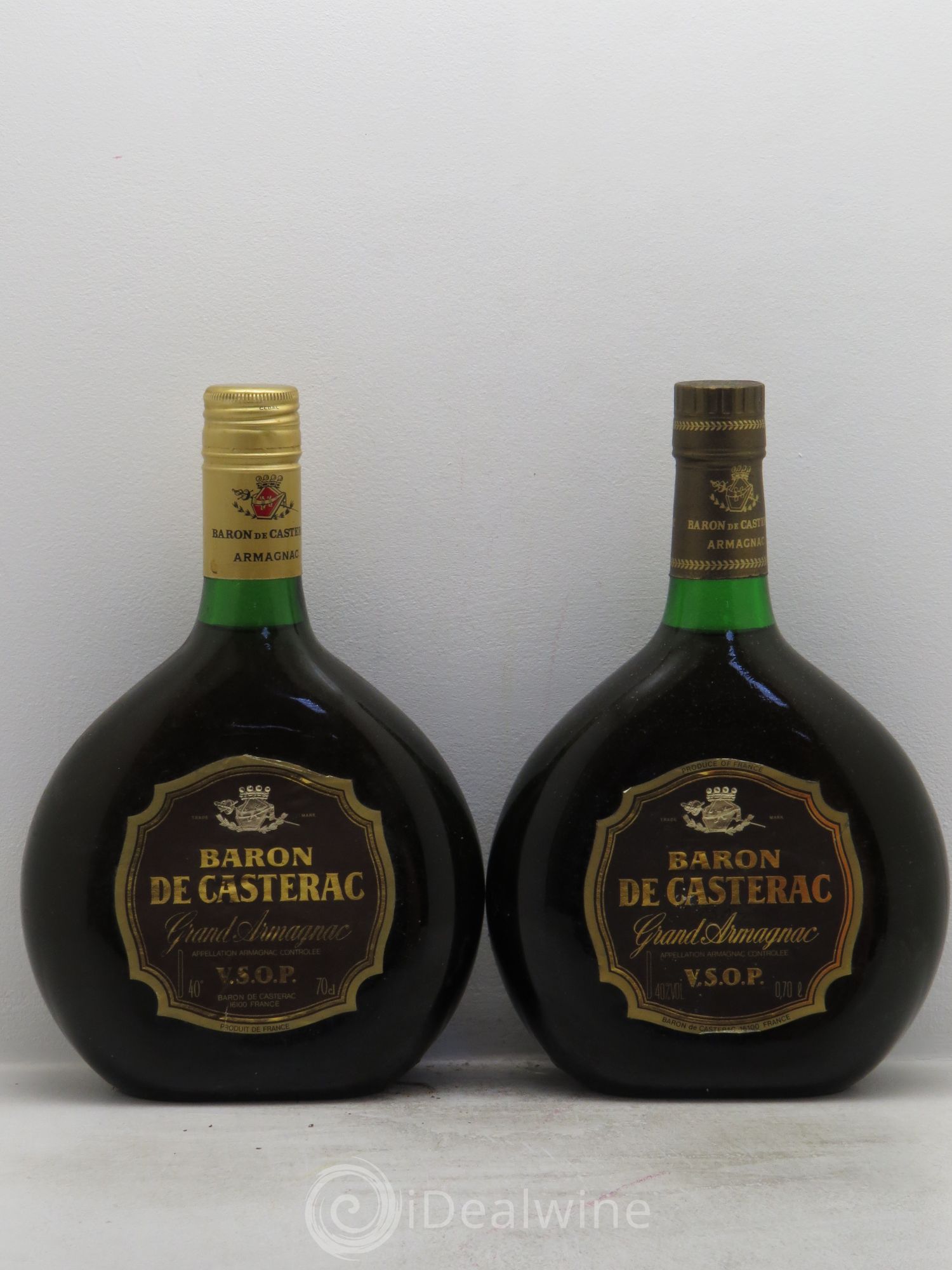 Armagnac Grand armagnac Baron de Casterac VSOP (40°) - Posten von 2 Flaschen - 0