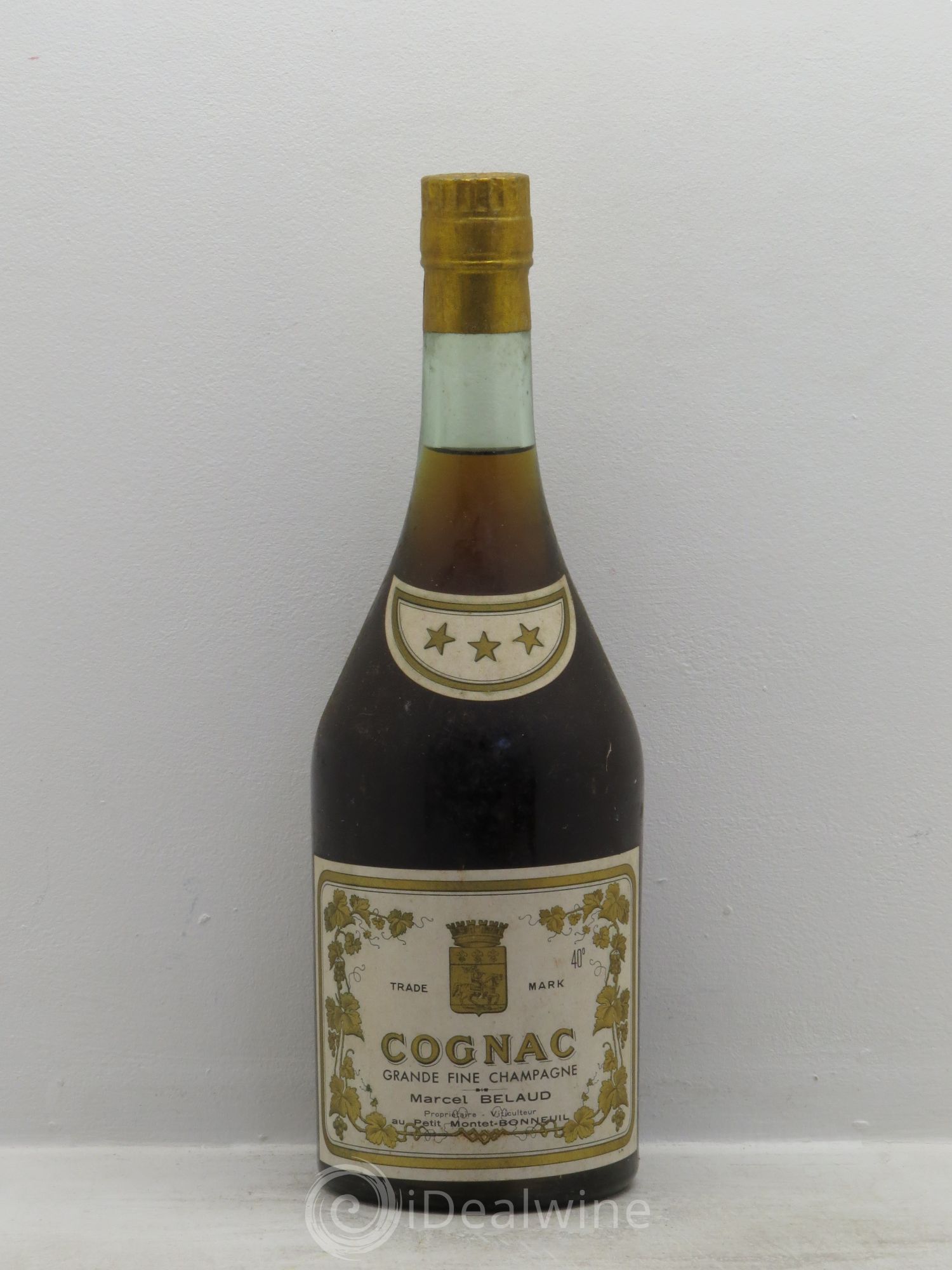 Cognac Grande fine champagne Marcel Belaud (40°) - Posten von 1 Flasche - 0