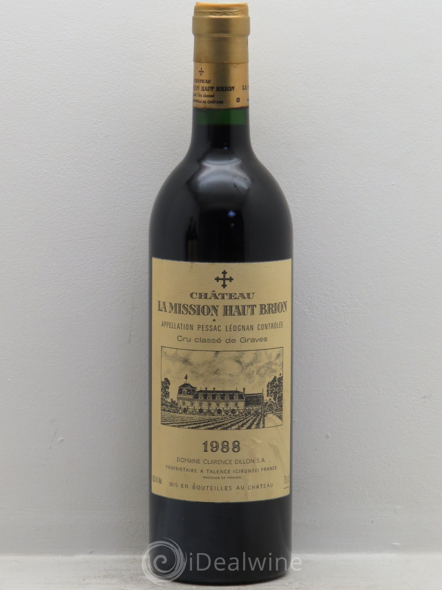 Château la Mission Haut-Brion Cru Classé de Graves 1988 - Lot de 6 bouteilles - 0