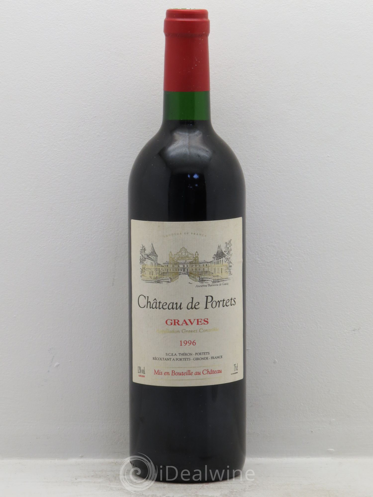 Graves Château de Portets (sans prix de réserve) 1996 - Posten von 1 Flasche - 0