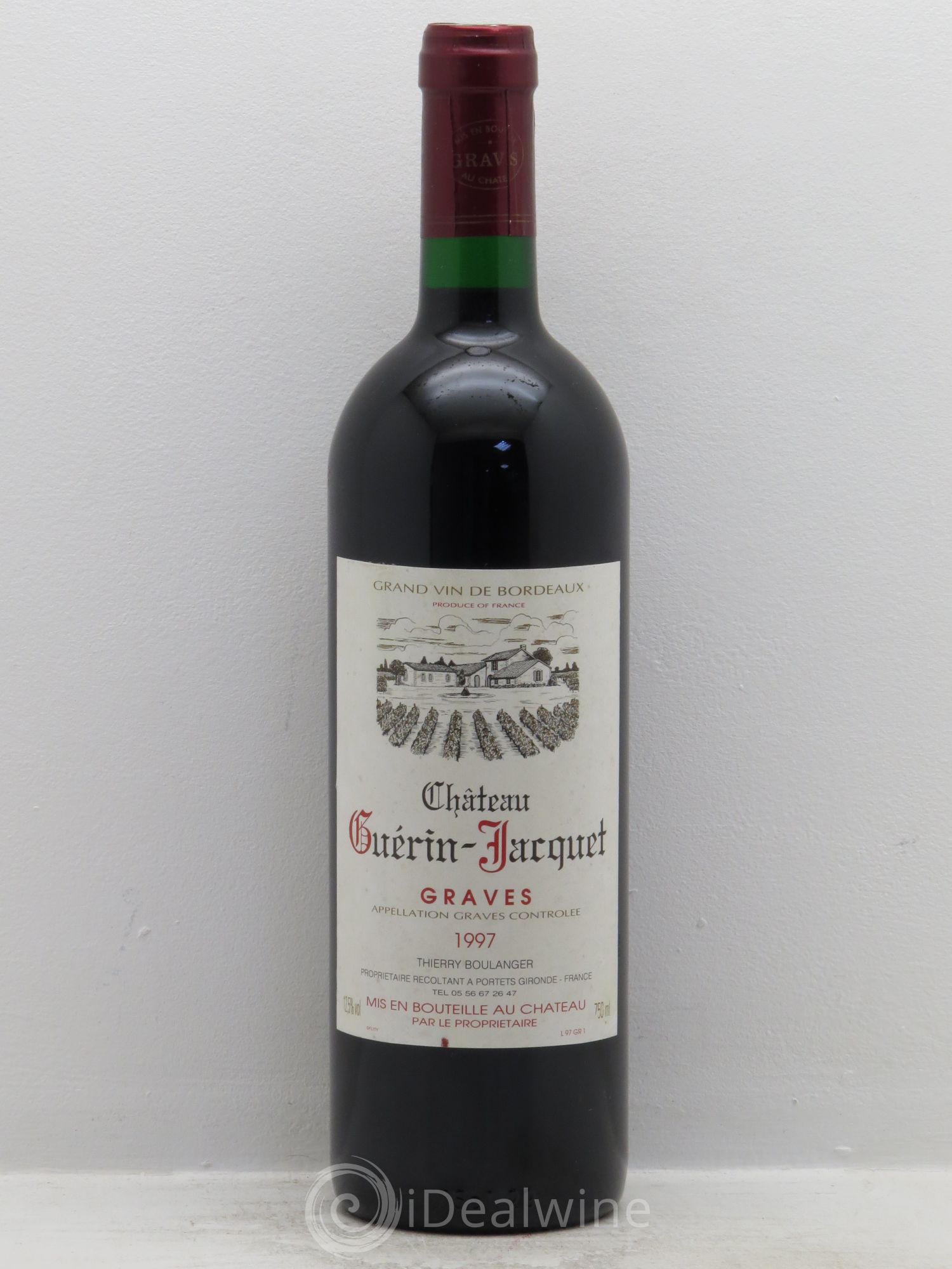 Graves Château Guerin Jacquet (sans prix de réserve) 1997 - Posten von 1 Flasche - 0