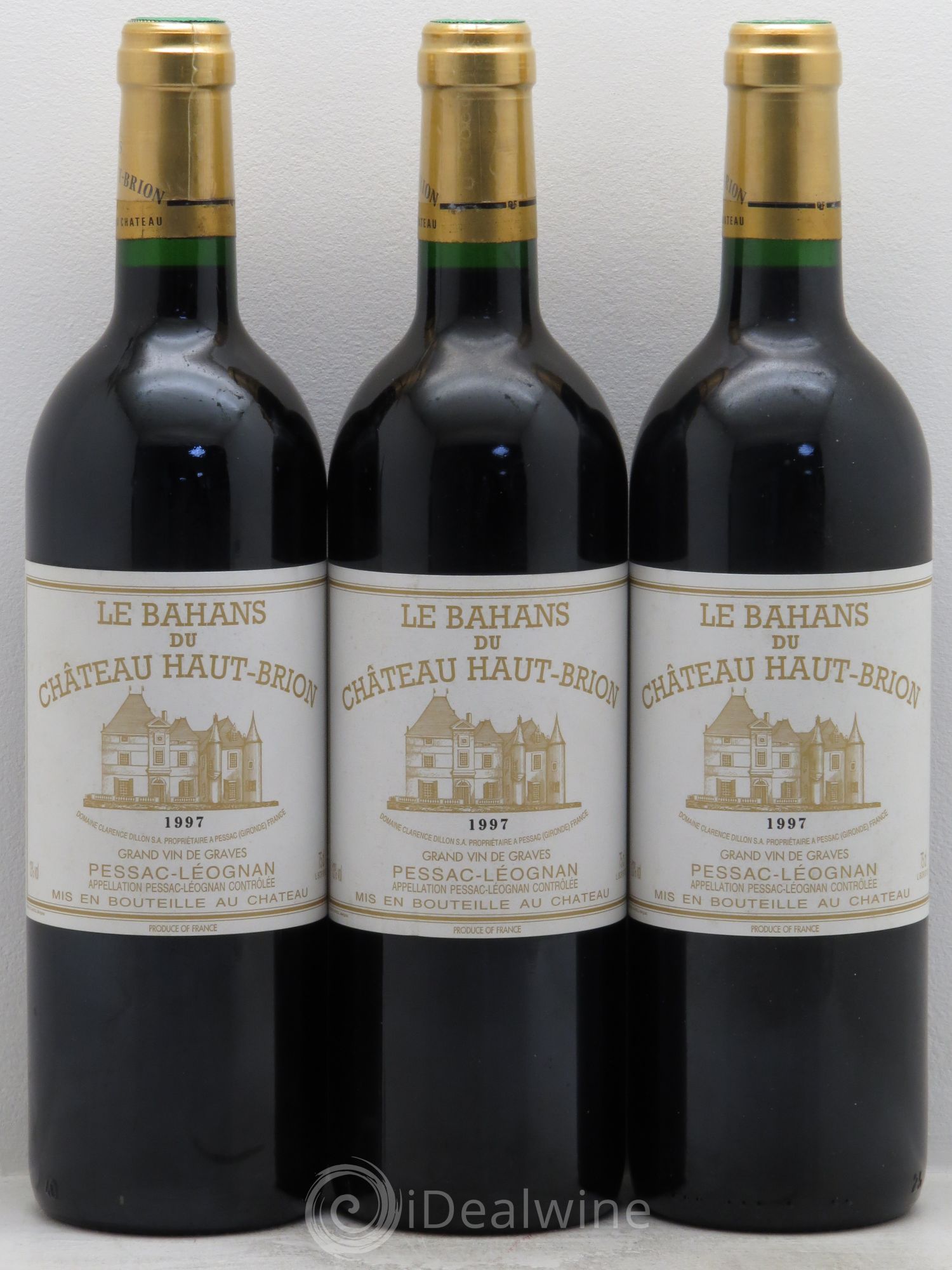 Clarence (Bahans) de Haut-Brion Second Vin 1997 - Lot de 3 bouteilles - 0