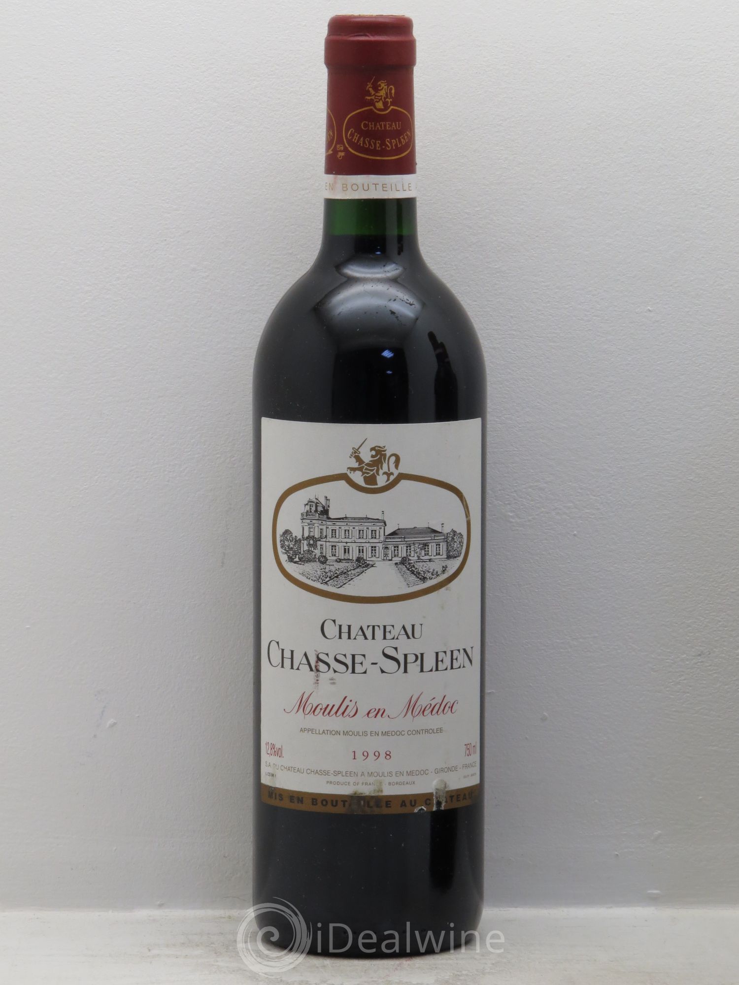 Château Chasse Spleen 1998 - Lot de 12 bouteilles - 0