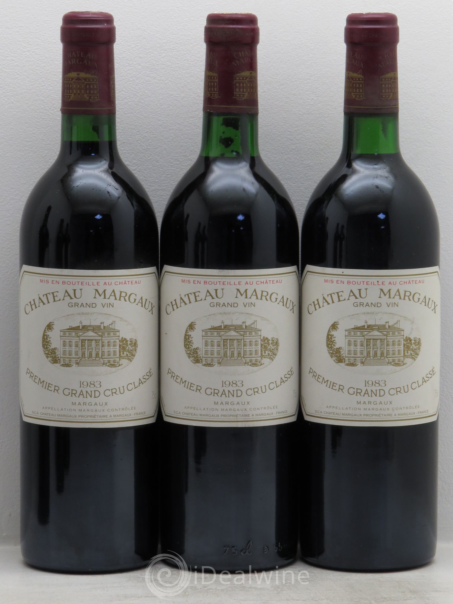 Château Margaux 1er Grand Cru Classé 1983 - Lot de 6 bouteilles - 1