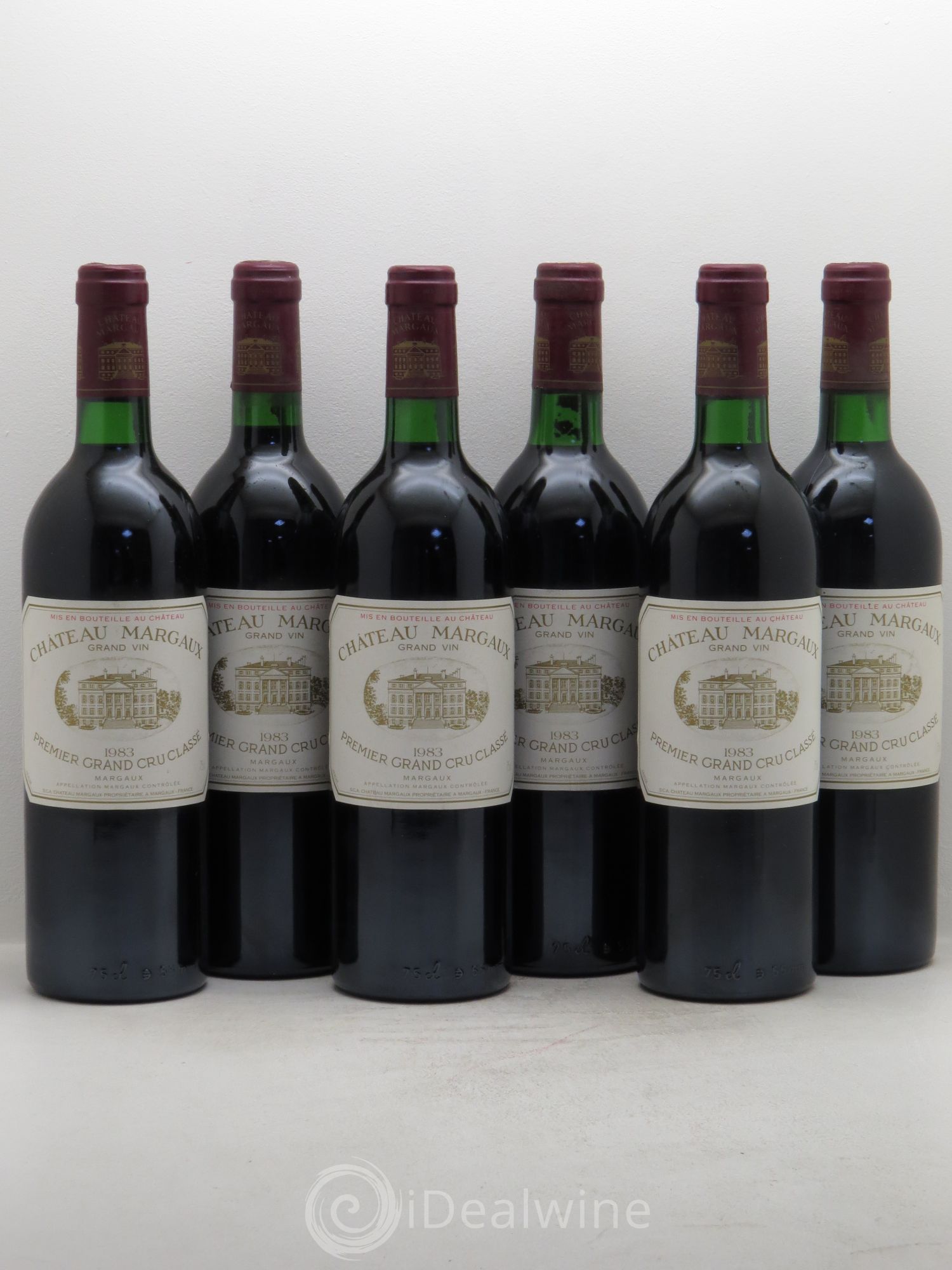 Château Margaux 1er Grand Cru Classé 1983 - Lot de 6 bouteilles - 0