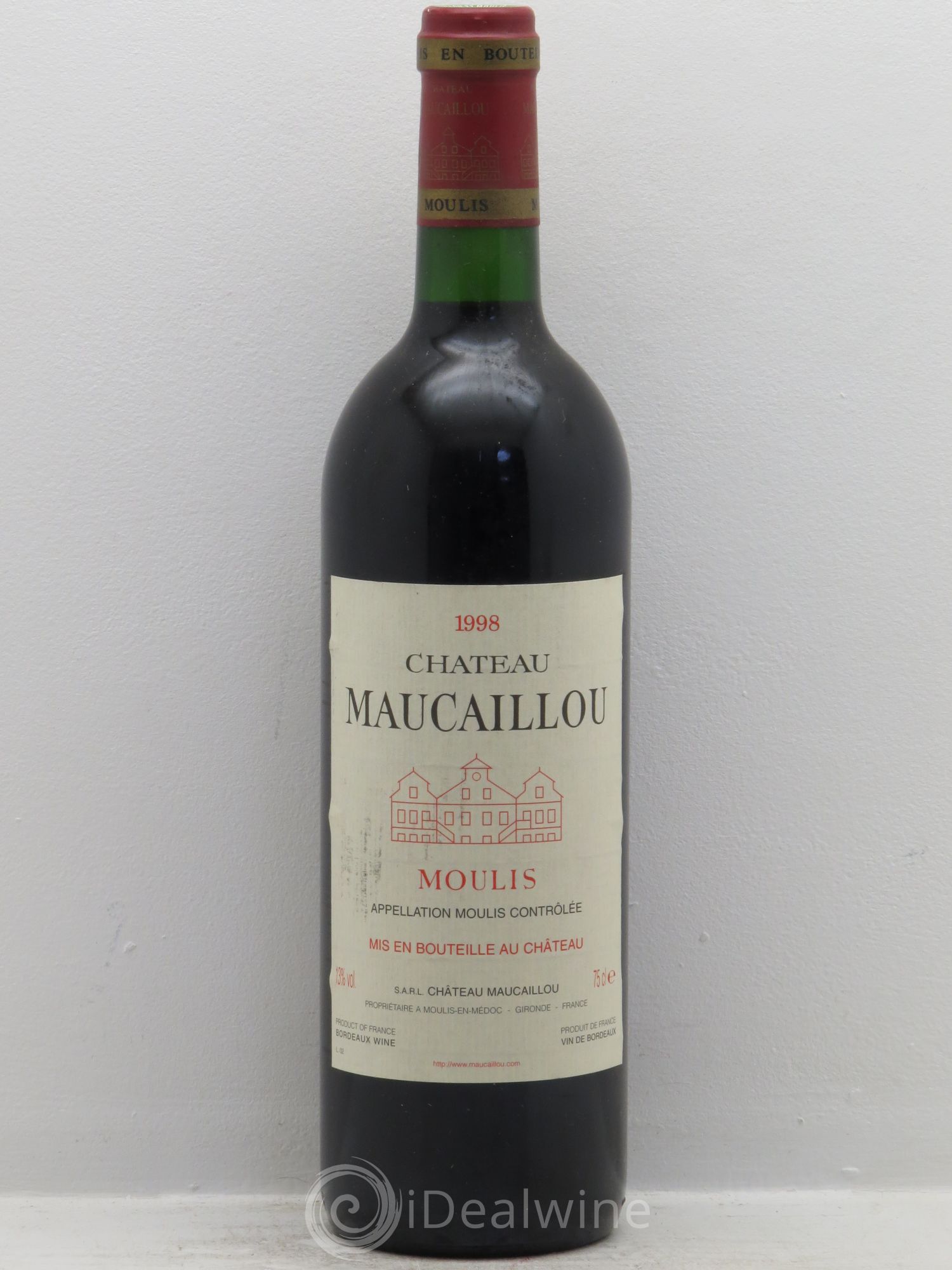 Château Maucaillou 1998 - Lot de 6 bouteilles - 0