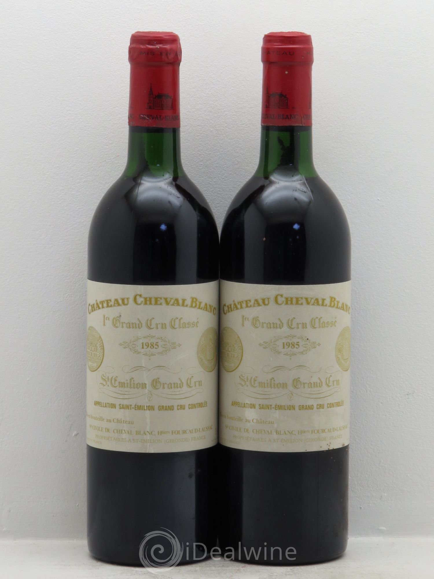 Château Cheval Blanc 1er Grand Cru Classé A 1985 - Lot de 2 bouteilles - 0