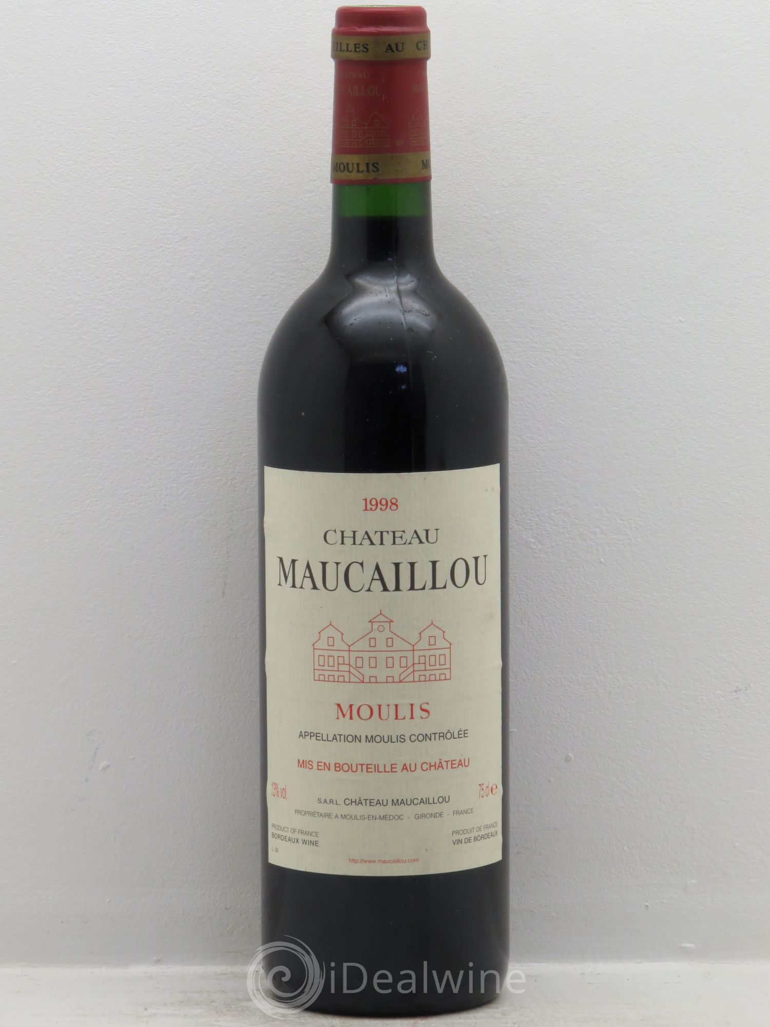 Château Maucaillou 1998 - Lot de 1 bouteille - 0