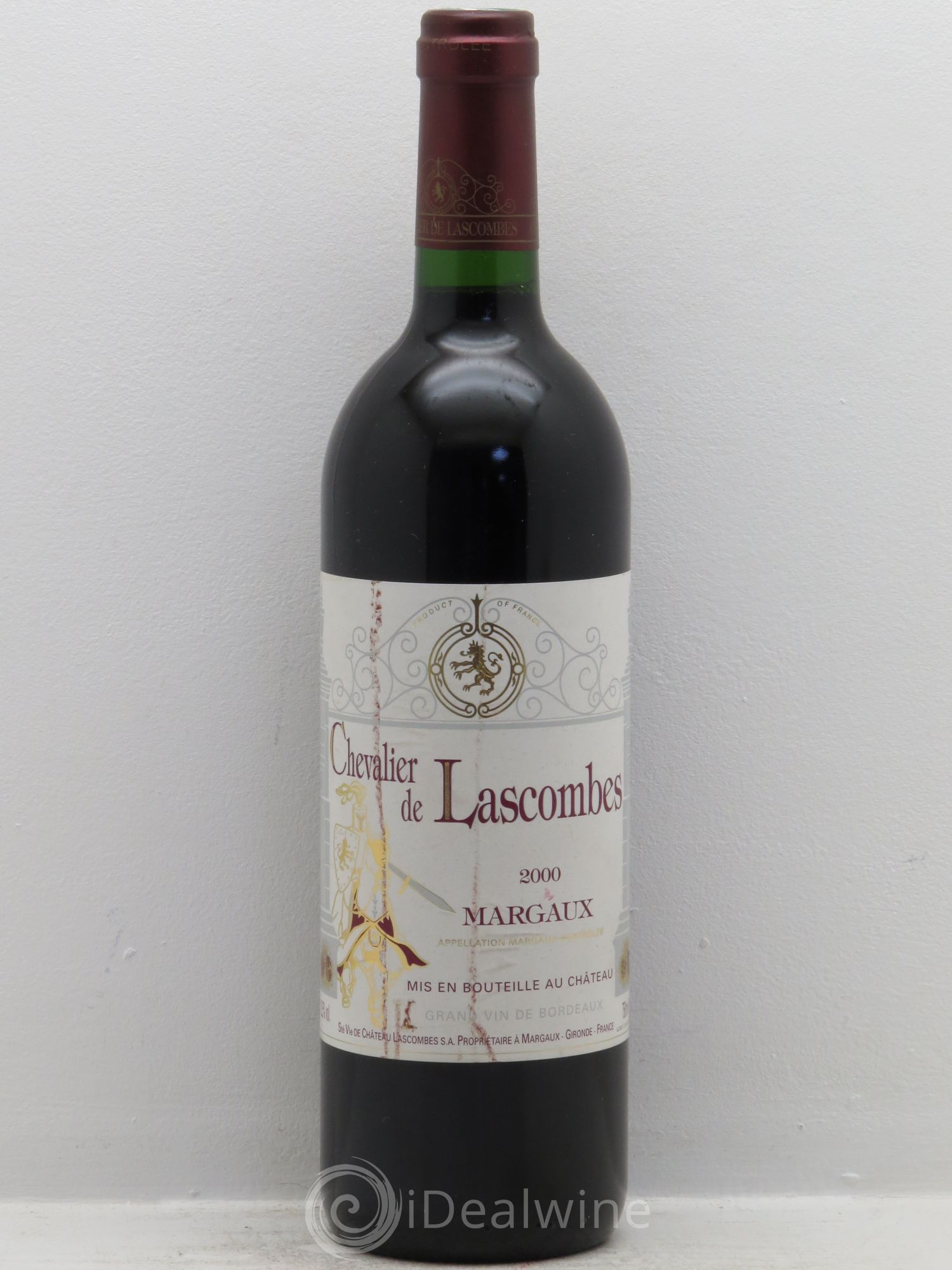 Chevalier de Lascombes Second Vin 2000 - Lot de 12 bouteilles - 0