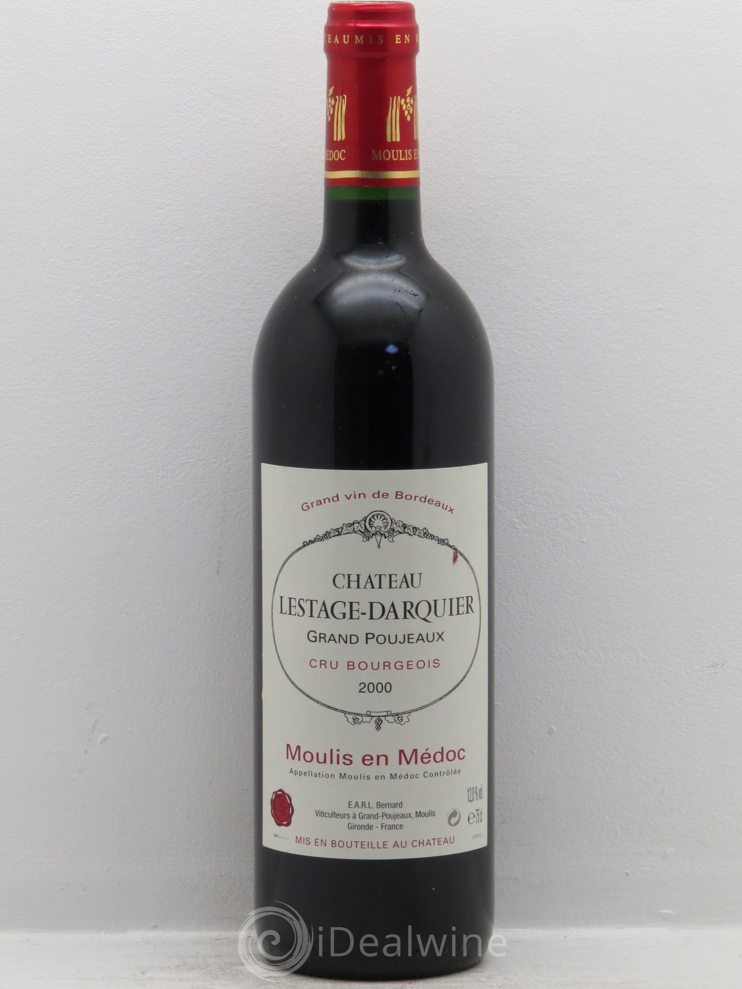 Moulis en Médoc Château Lestage Darquier Grand Poujeaux (sans prix de réserve) 2000 - Posten von 6 Flaschen - 0