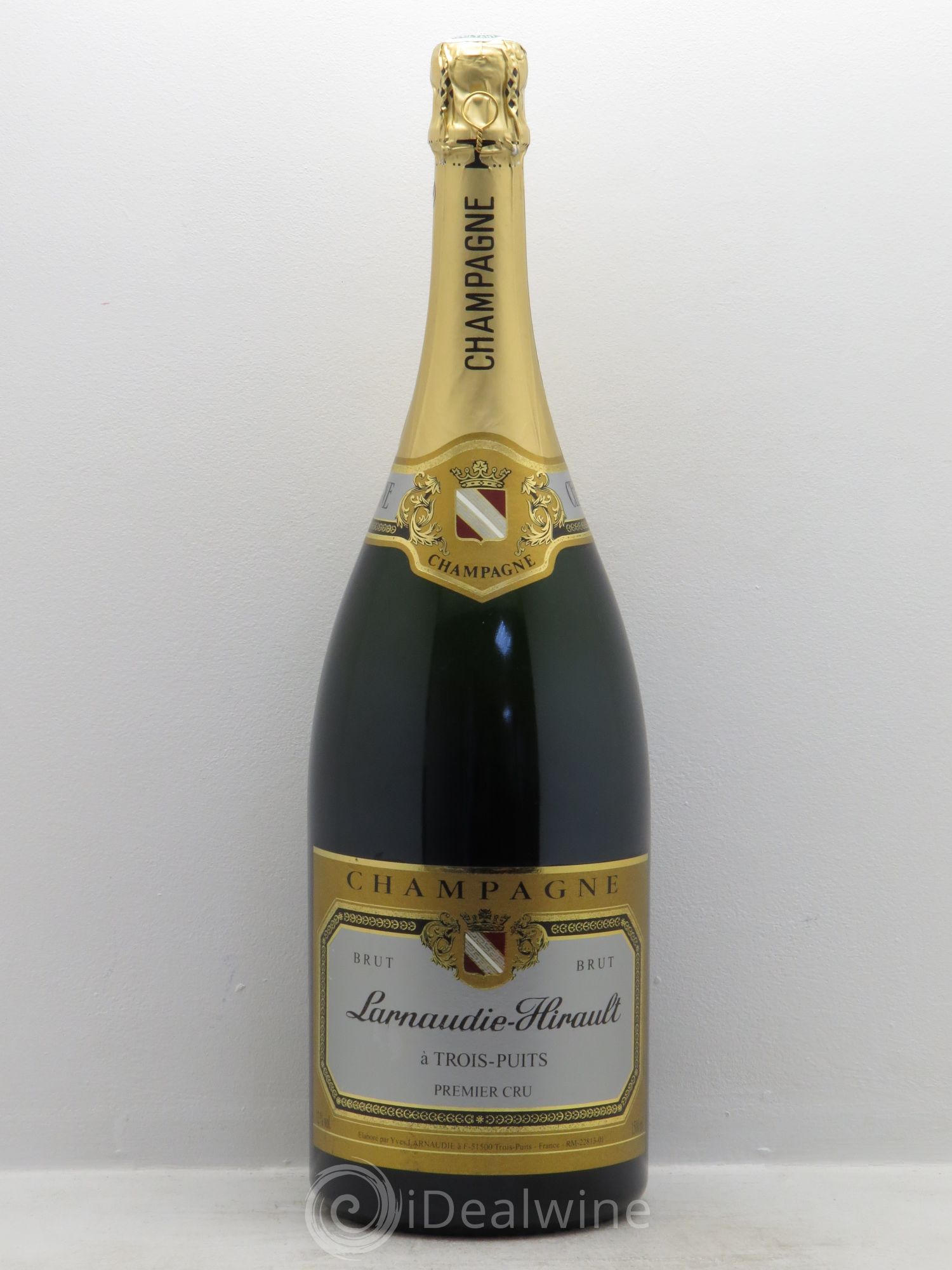 Champagne Larnaudie-Hirault Trois Puits 1er Cru - Posten von 1 Magnum - 0