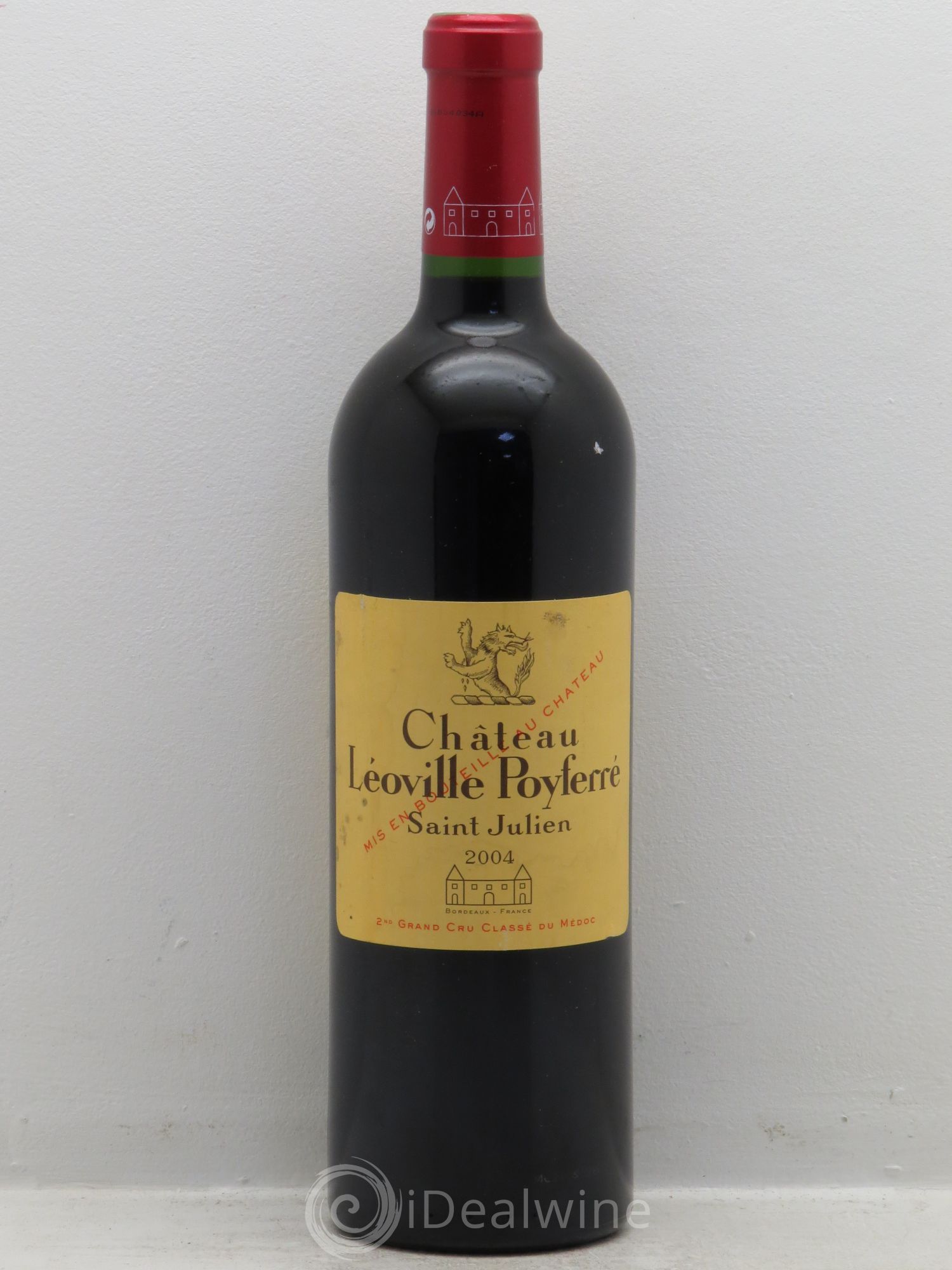 Château Léoville Poyferré 2ème Grand Cru Classé 2004 - Lot de 1 bouteille - 0