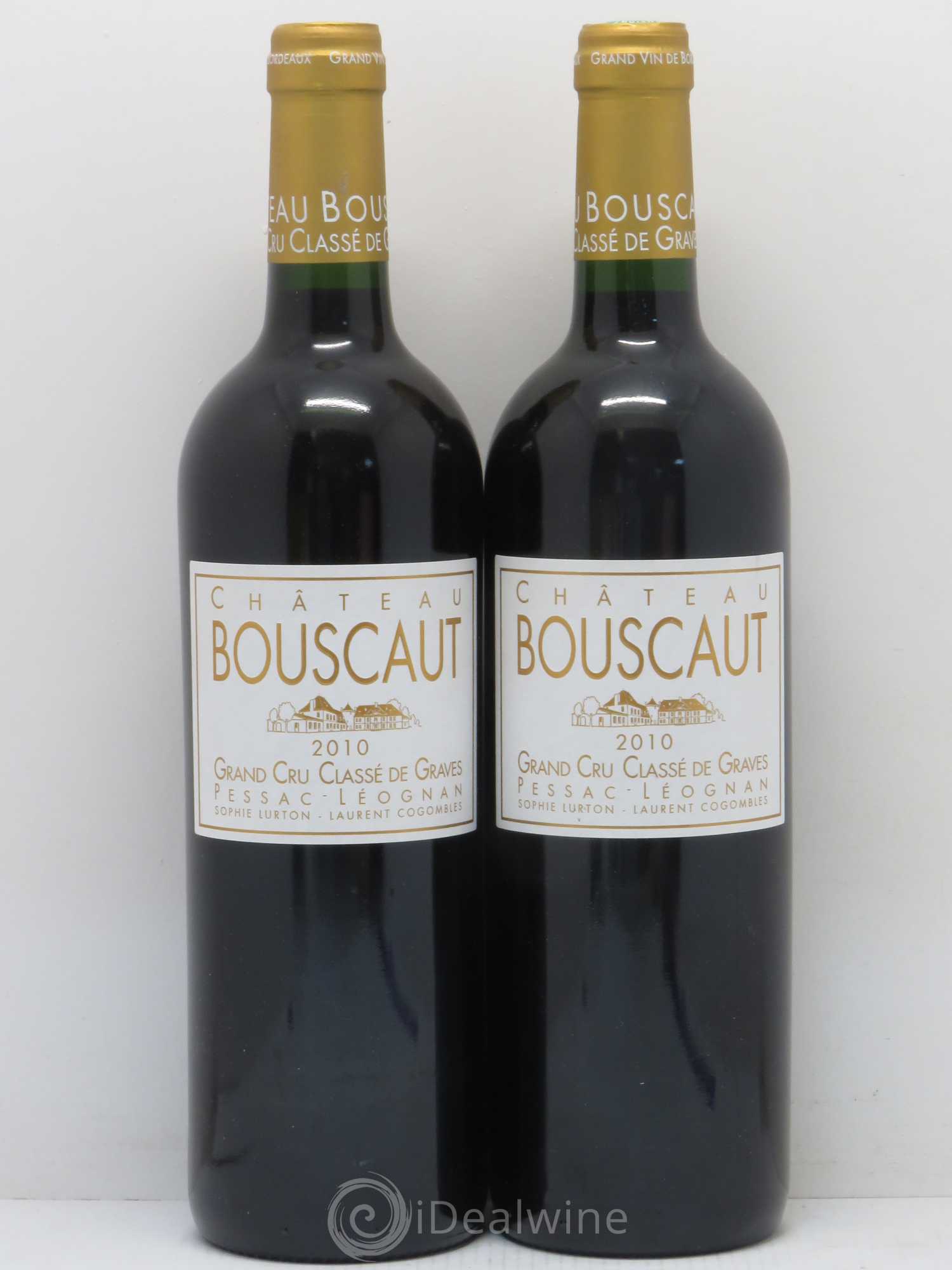 Château Bouscaut Cru Classé de Graves 2010 - Lot de 2 bouteilles - 0