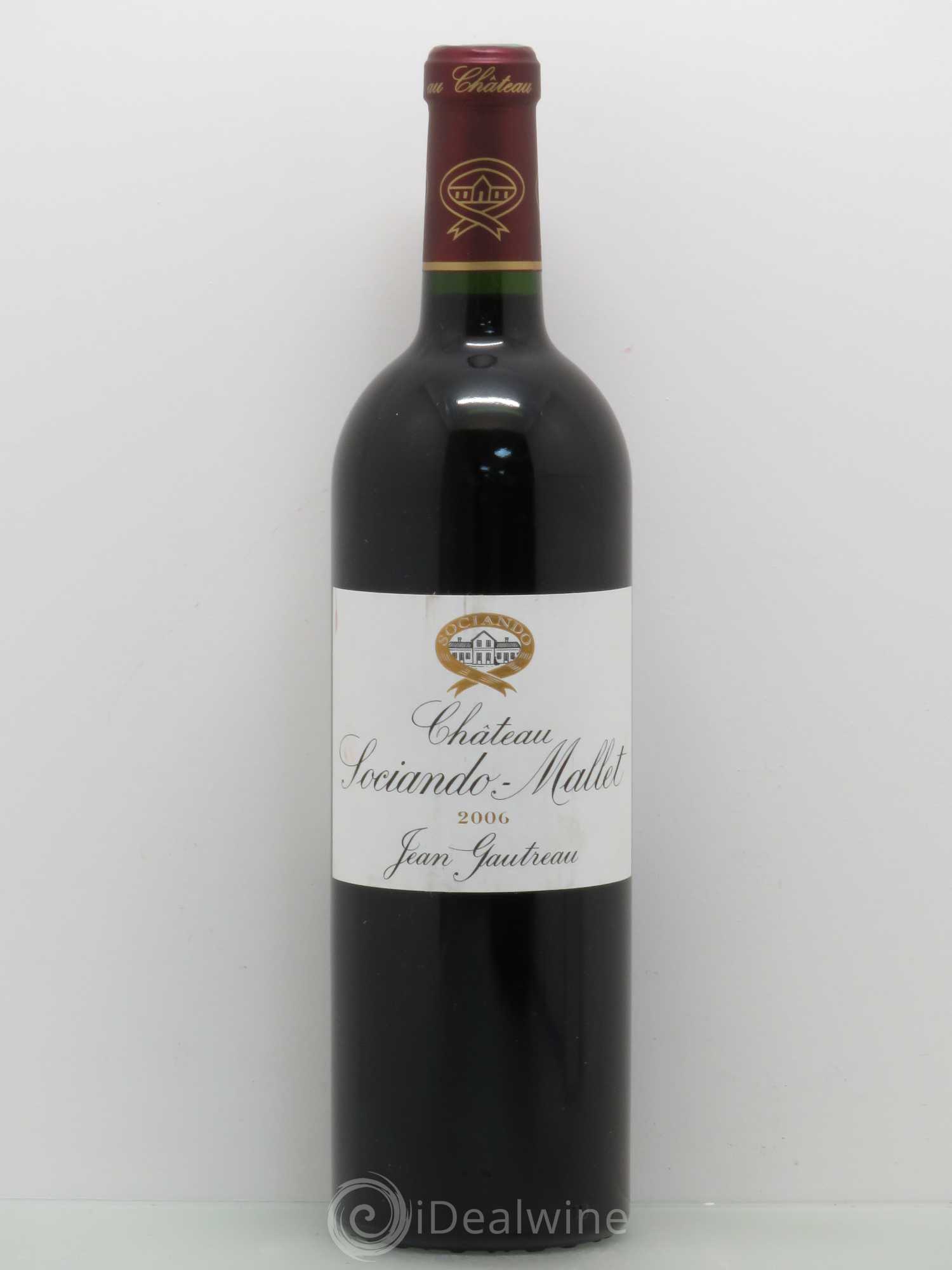 Château Sociando Mallet 2006 - Lot de 1 bouteille - 0