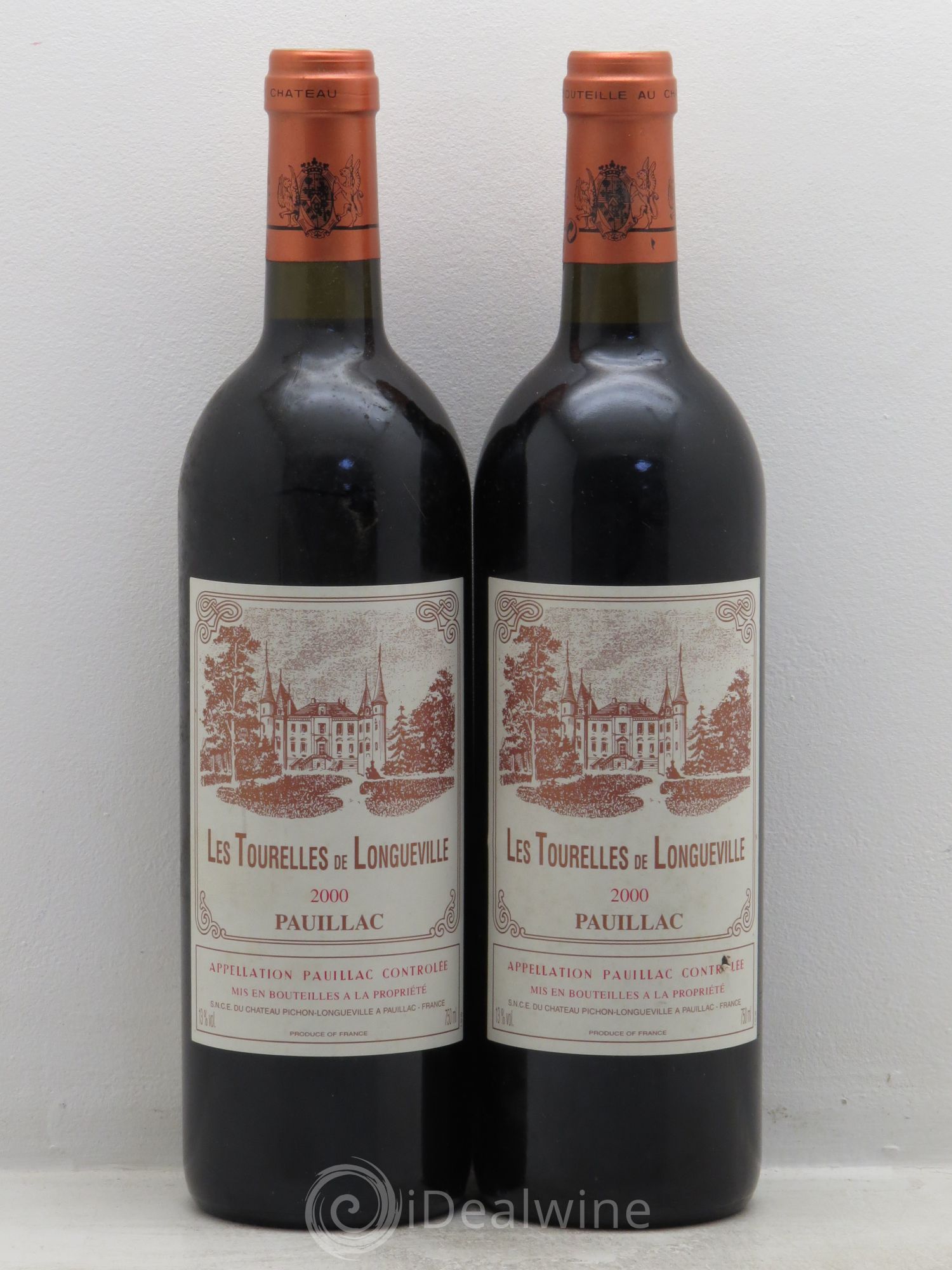 Les Tourelles de Longueville Second Vin 2000 - Lot de 2 bouteilles - 0