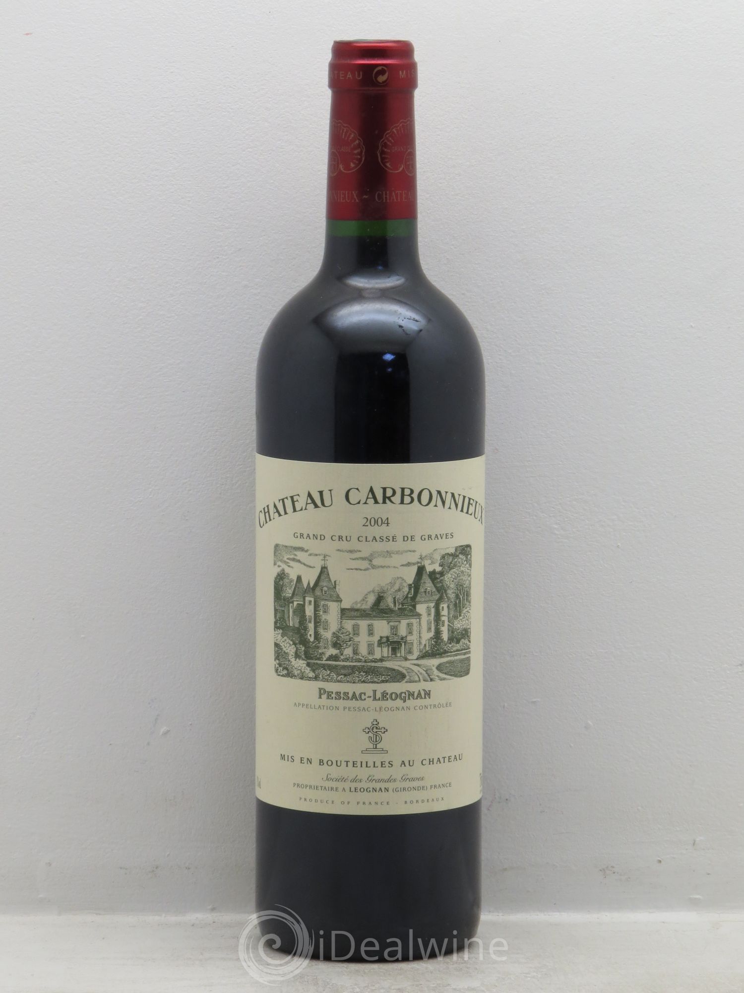 Château Carbonnieux Cru Classé de Graves 2004 - Lot de 1 bouteille - 0