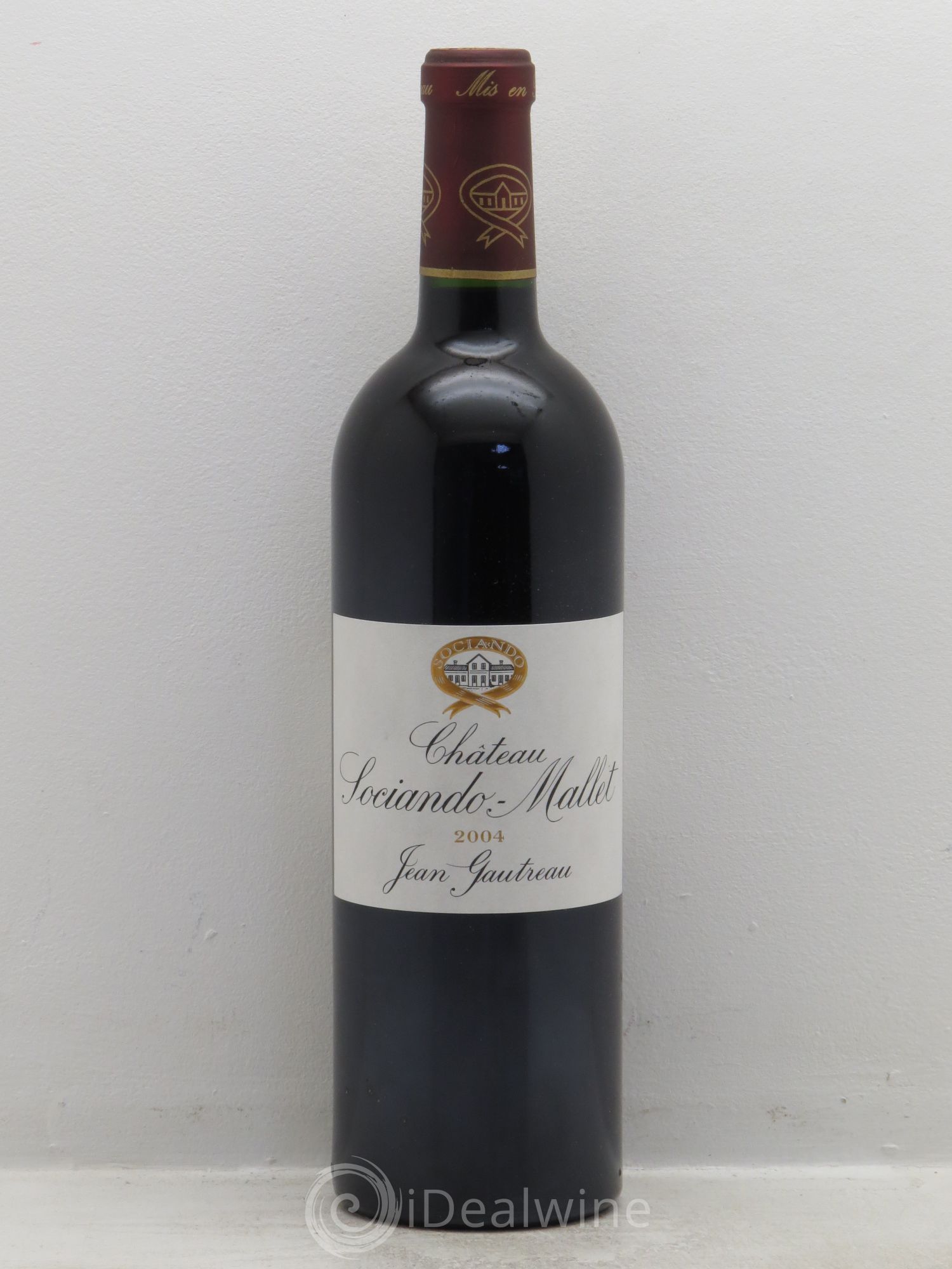 Château Sociando Mallet 2004 - Lot de 1 bouteille - 0