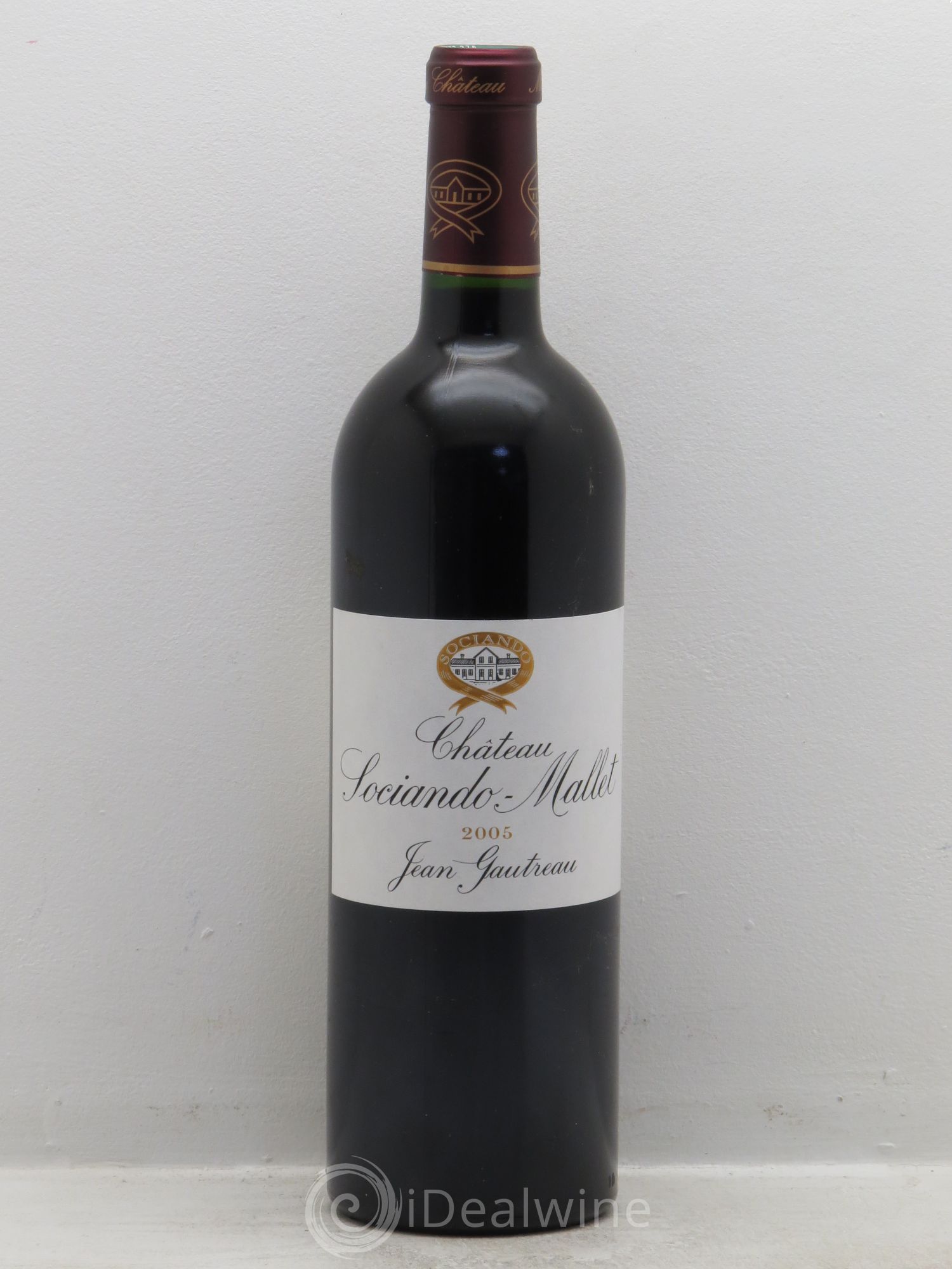 Château Sociando Mallet 2005 - Lot de 1 bouteille - 0