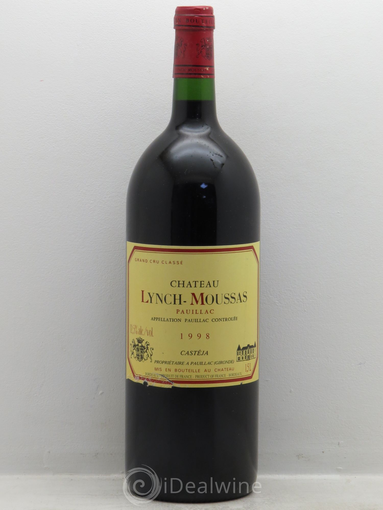 Château Lynch Moussas 5ème Grand Cru Classé (sans prix de réserve) 1998 - Lot de 1 magnum - 0