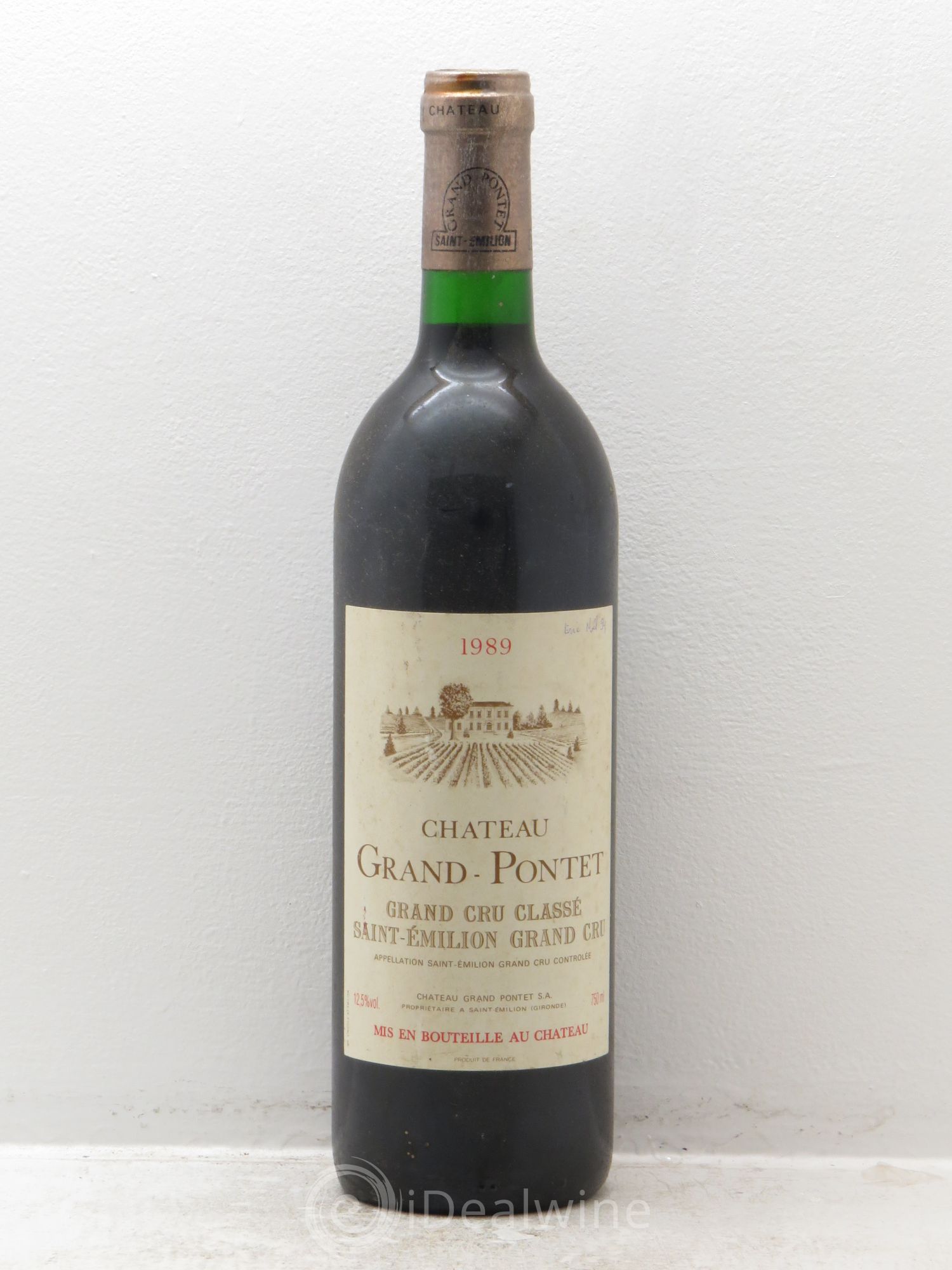 Château Grand Pontet Grand Cru Classé 1989 - Lot de 1 bouteille - 0