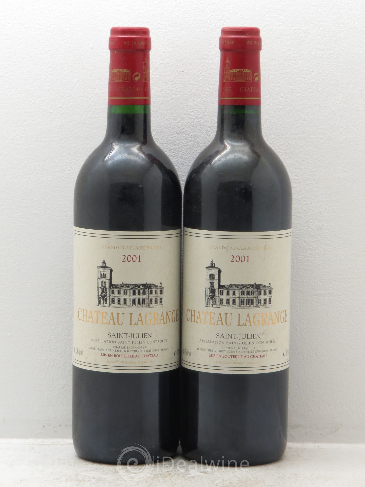 Château Lagrange 3ème Grand Cru Classé 2001 - Lot de 2 bouteilles - 0