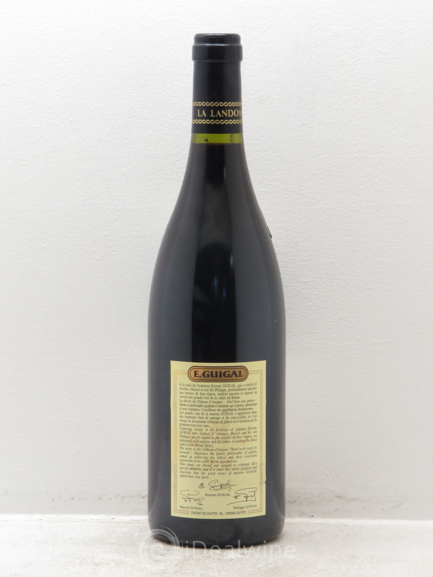 Côte-Rôtie La Landonne Guigal 2003 - Lot de 1 bouteille - 1