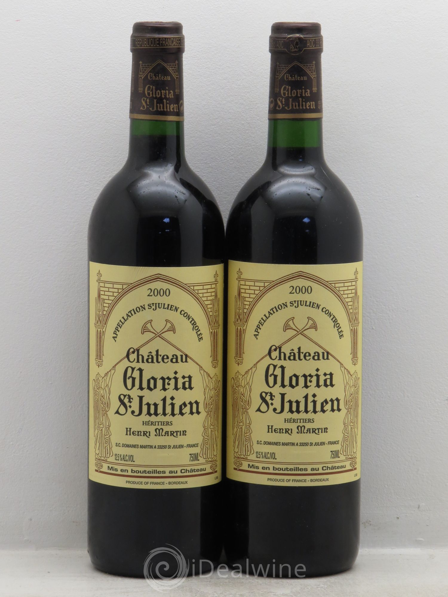 Château Gloria 2000 - Lot de 2 bouteilles - 0