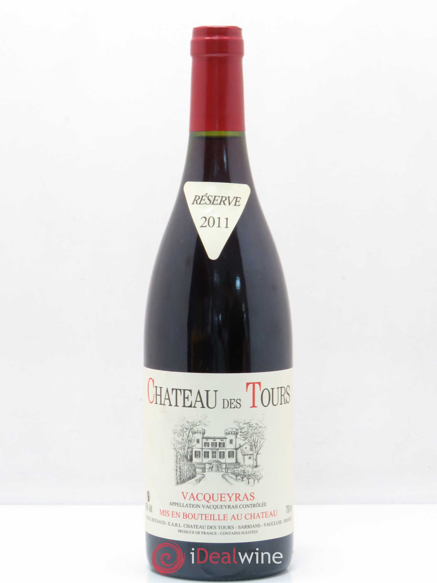 Vacqueyras Château des Tours Emmanuel Reynaud 2011 - Lot de 1 bouteille - 0