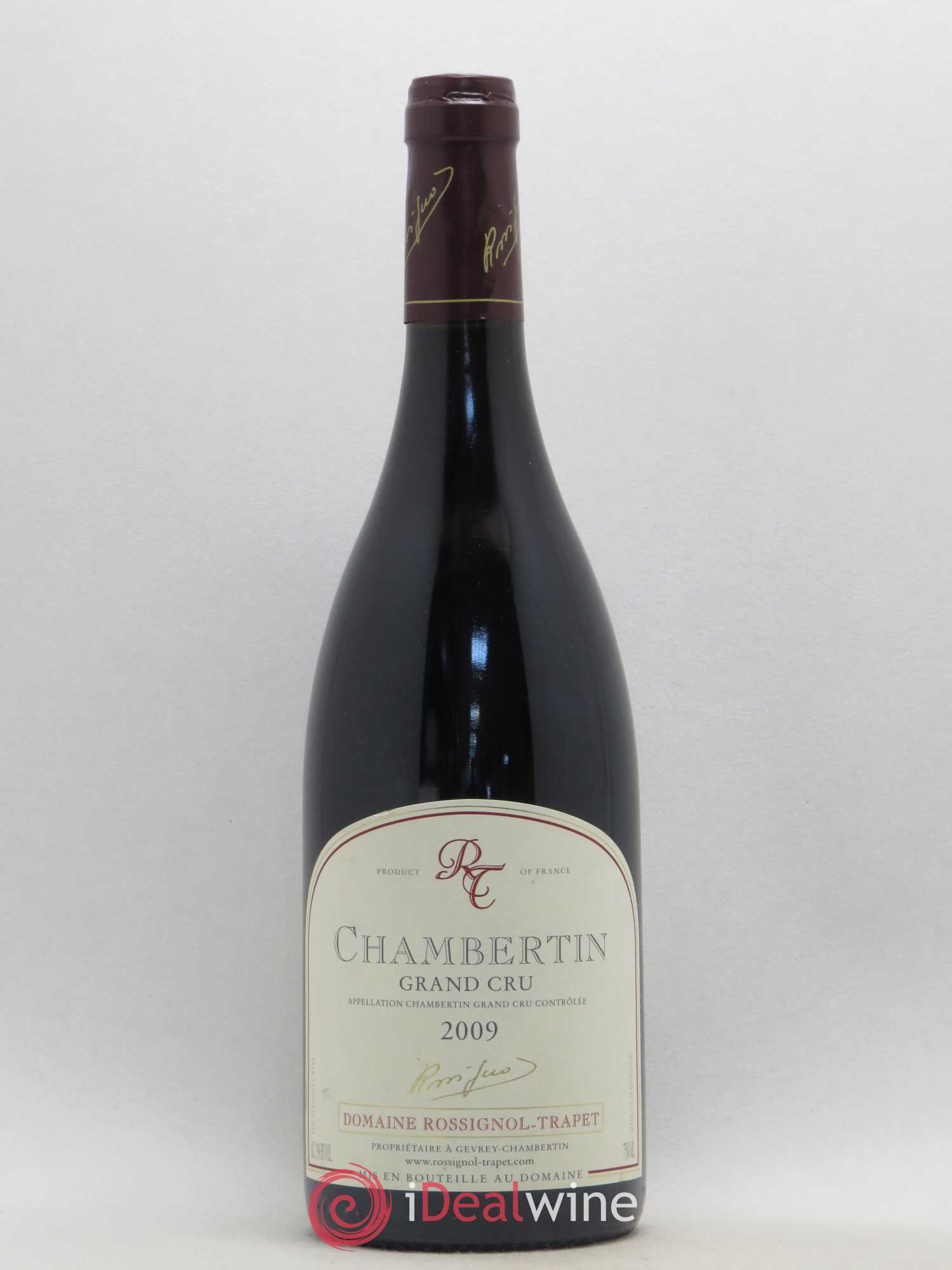 Chambertin Grand Cru Rossignol-Trapet (Domaine) 2009 - Lot de 1 bouteille - 0