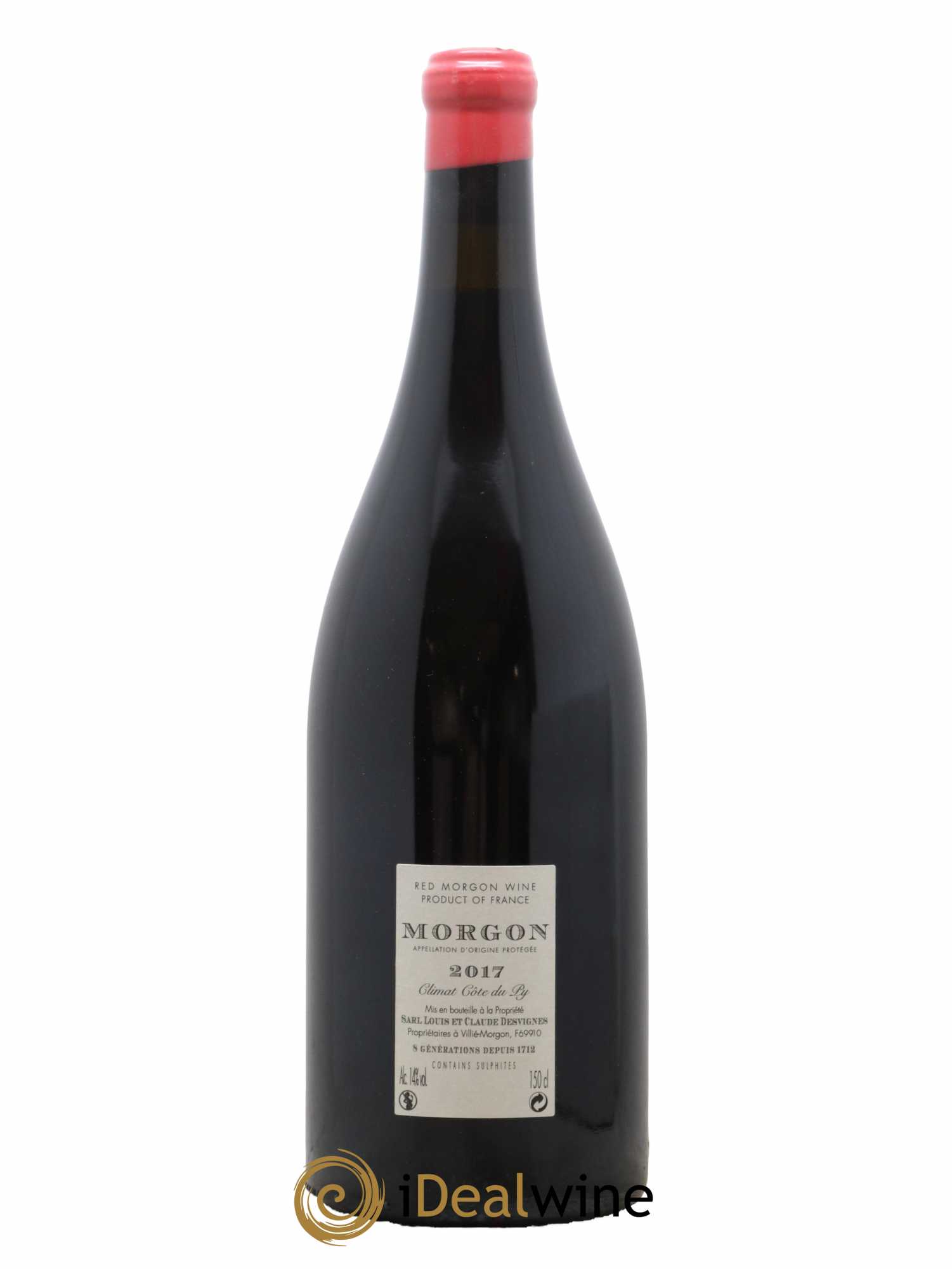 Morgon Côte du Py Louis-Claude Desvignes 2017 - Lot de 1 magnum - 1
