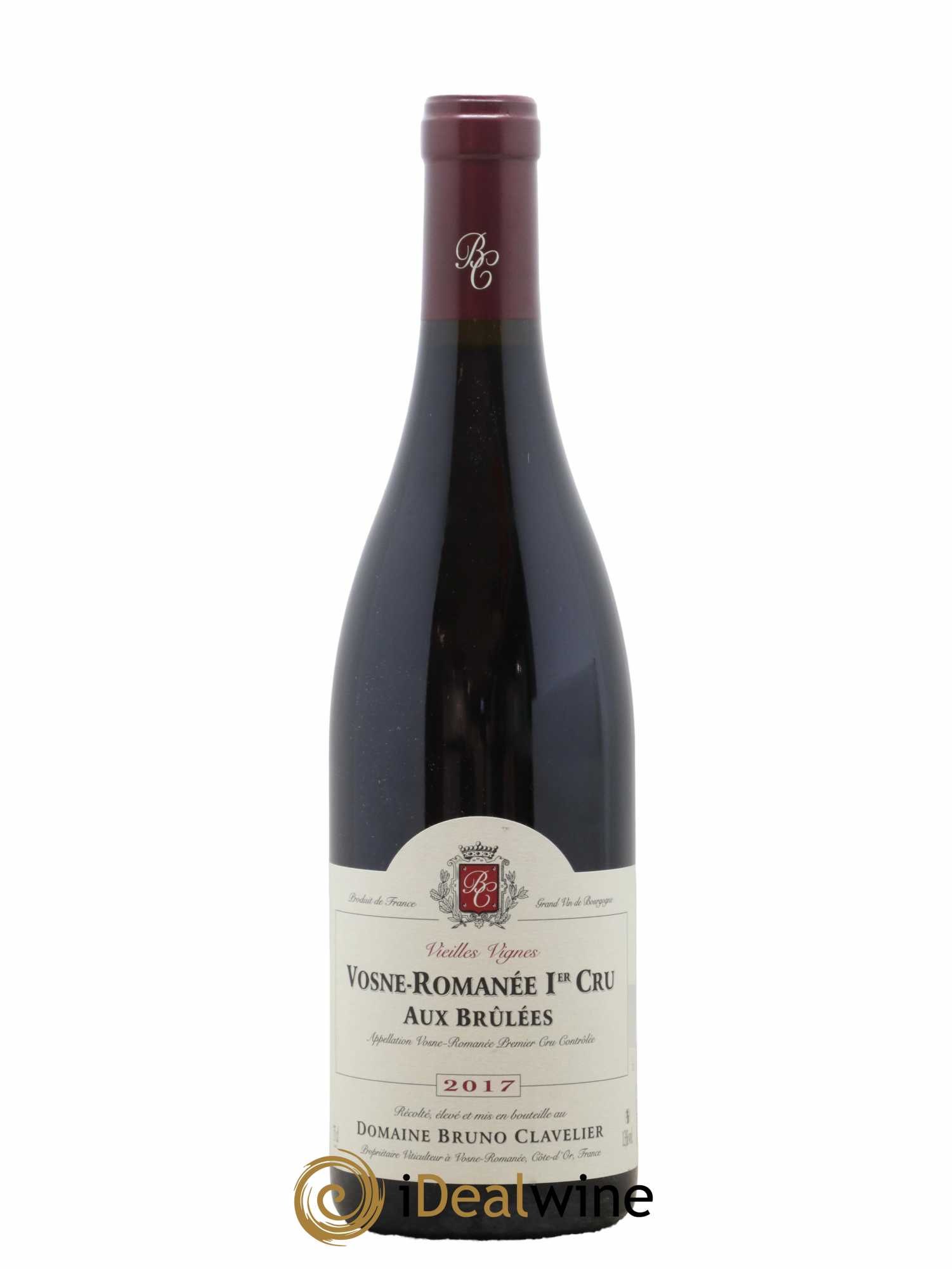 Vosne-Romanée 1er Cru Aux Brulées Vieilles Vignes Bruno Clavelier 2017 - Lot de 1 bouteille - 0