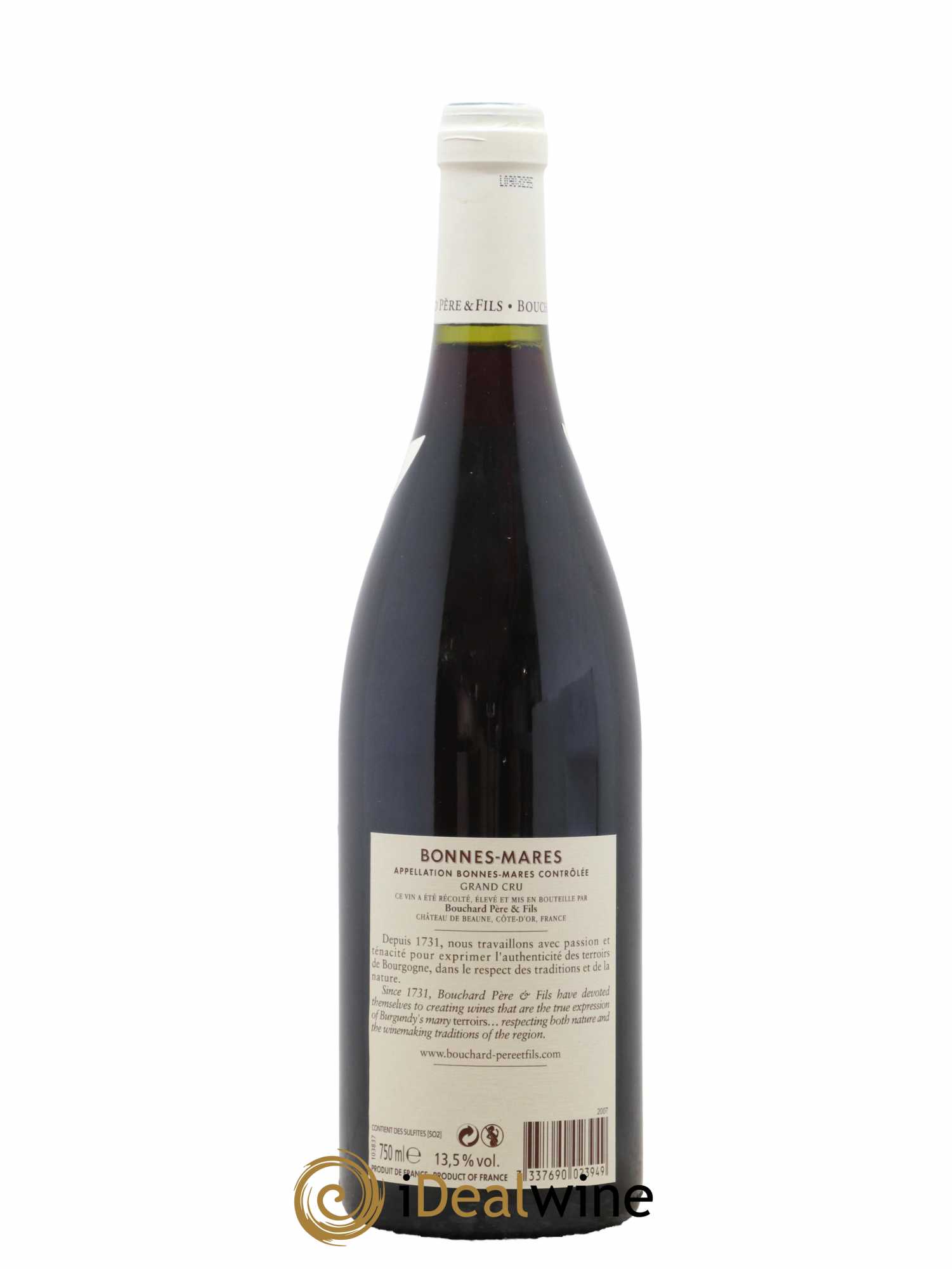 Bonnes-Mares Grand Cru Bouchard Père & Fils 2007 - Lot de 1 bouteille - 1