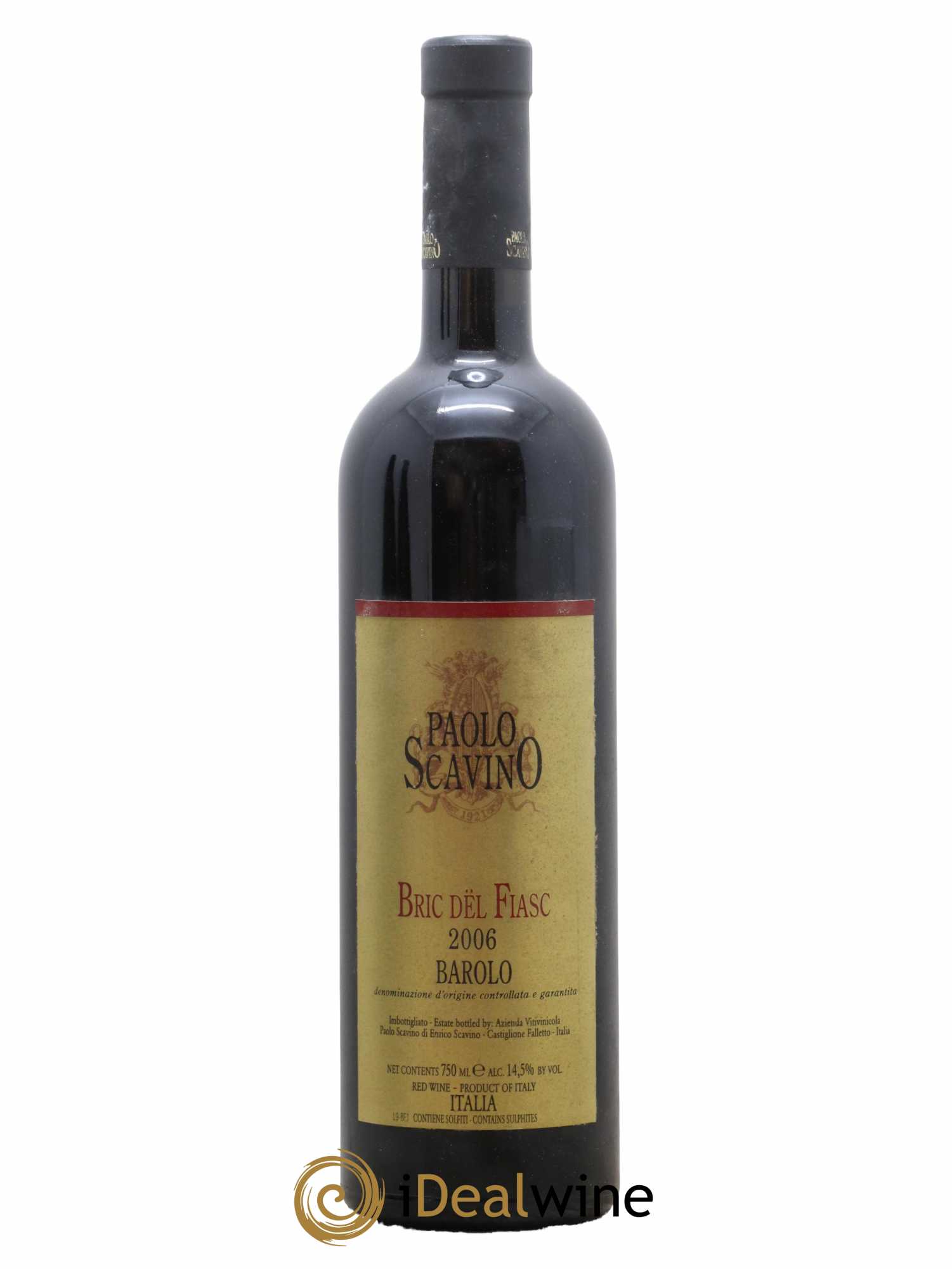 Barolo DOCG Bric del Fiasc Paolo Scavino 2006 - Lot de 1 bouteille - 0