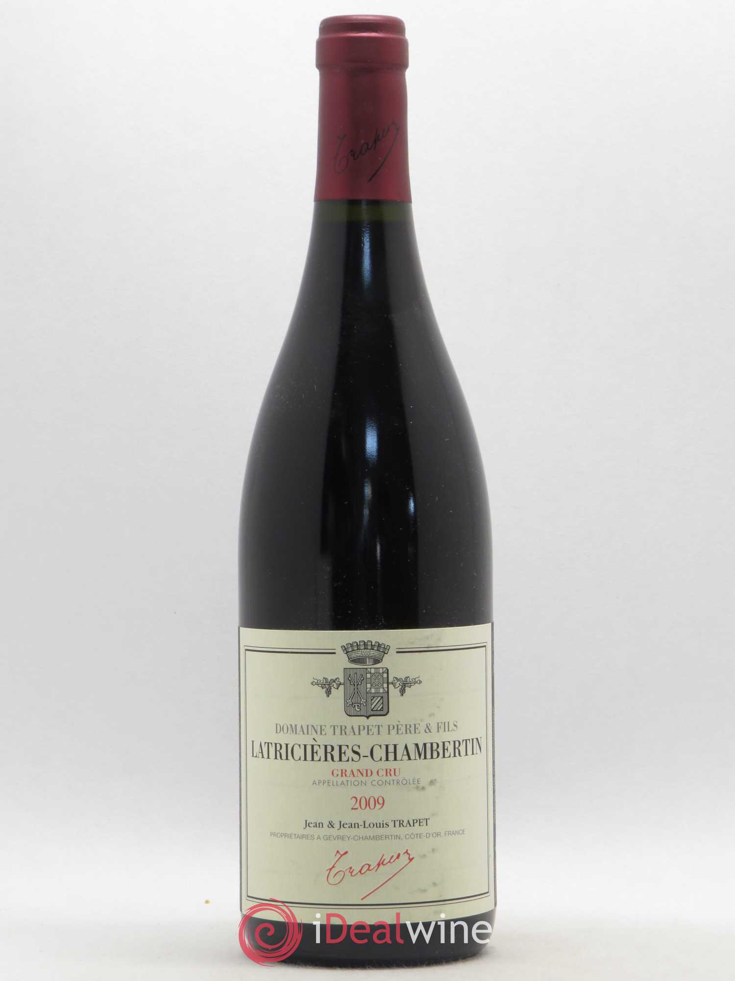 Latricières-Chambertin Grand Cru Domaine Trapet 2009 - Lot de 1 bouteille - 0