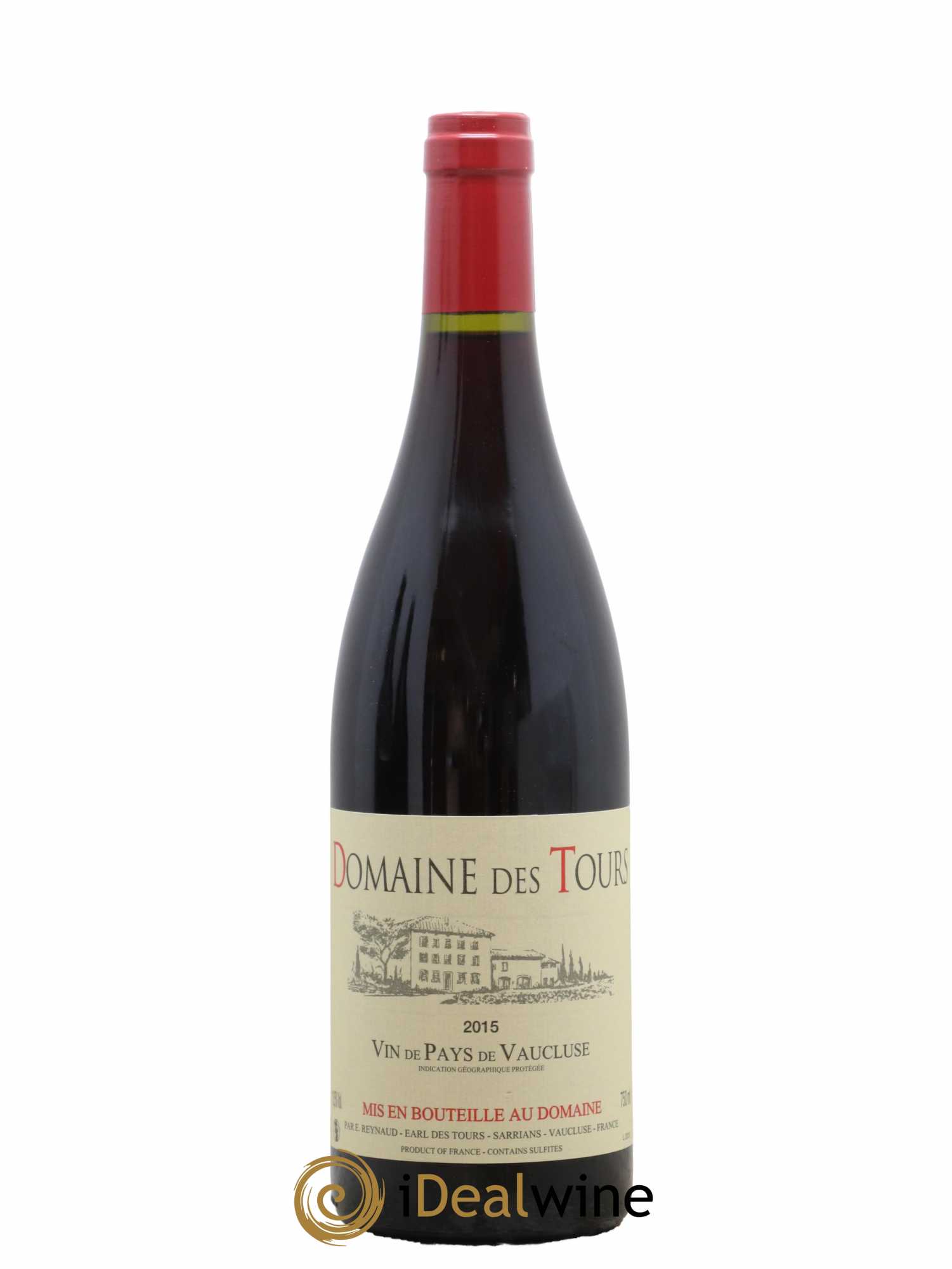 Vaucluse (Vin de Pays de Vaucluse) Domaine des Tours Emmanuel Reynaud 2015 - Lot de 1 bouteille - 0