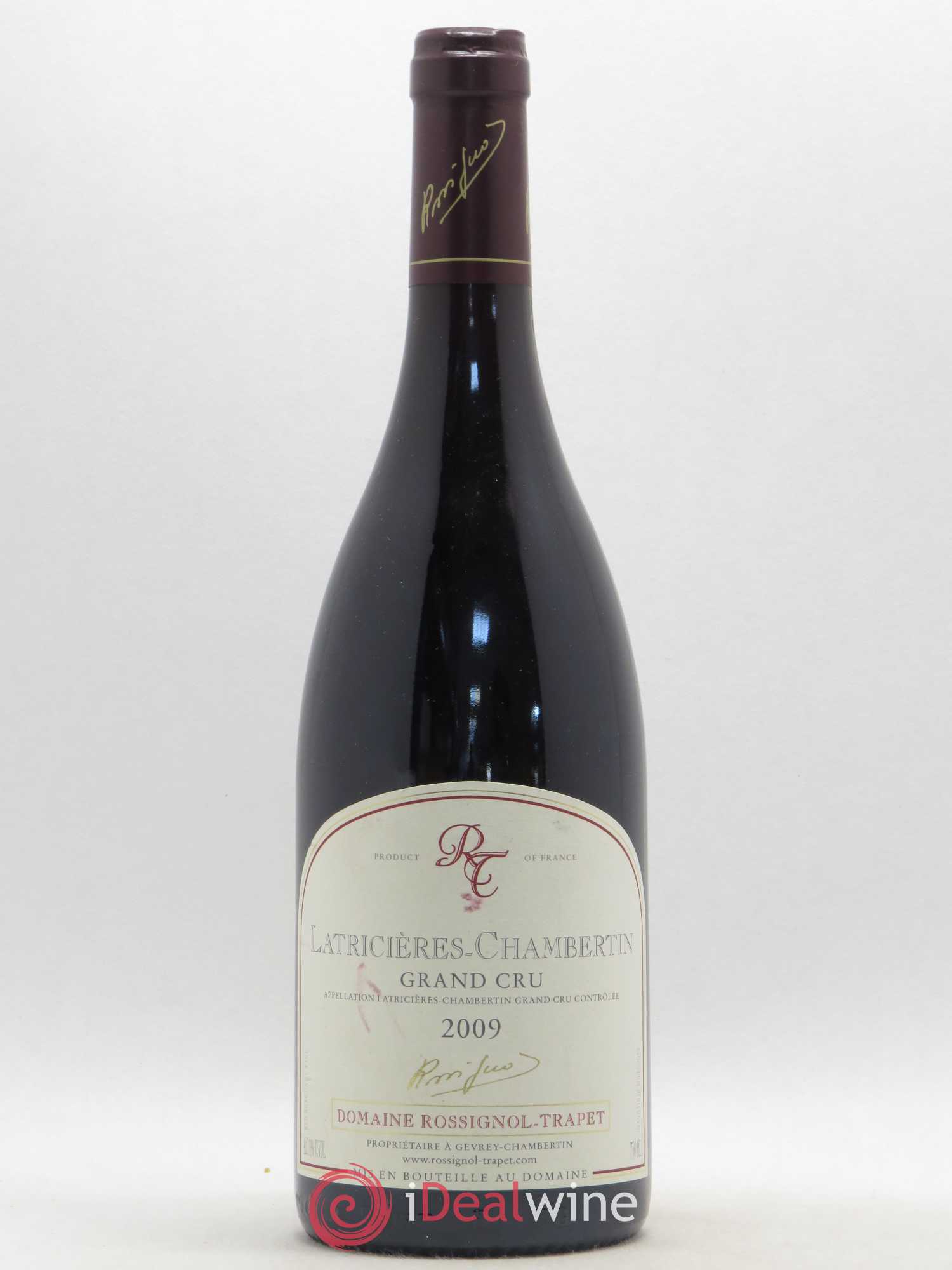 Latricières-Chambertin Grand Cru Rossignol-Trapet (Domaine) 2009 - Lot de 1 bouteille - 0