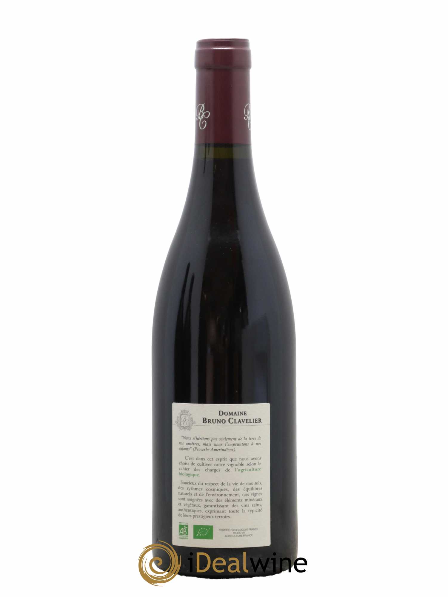 Corton Grand Cru Le Rognet Vieilles Vignes Bruno Clavelier 2016 - Lot de 1 bouteille - 1