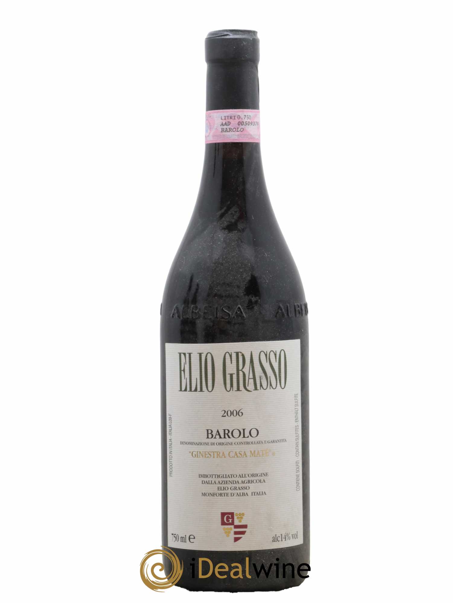 Barolo DOCG Ginestra Casa Maté Elio Grasso 2006 - Lot de 1 bouteille - 0