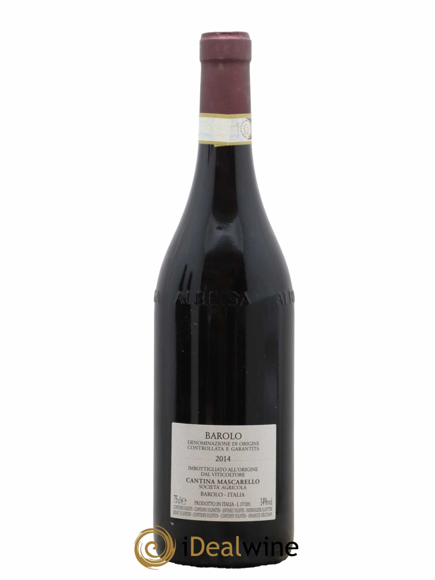 Barolo DOCG Bartolo Mascarello 2014 - Lot de 1 bouteille - 1