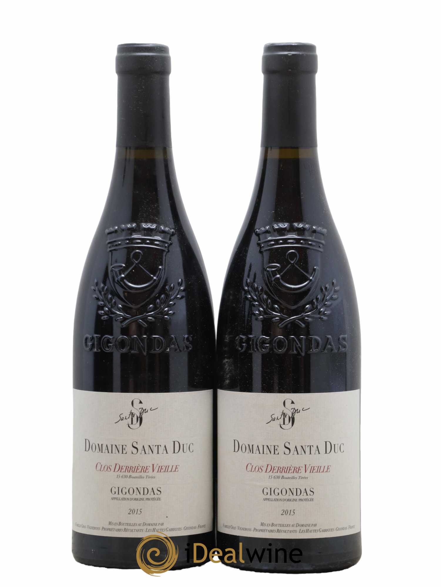Gigondas Santa Duc (Domaine) Clos Derrière Vieille Famille Gras 2015 - Lot de 2 bouteilles - 0