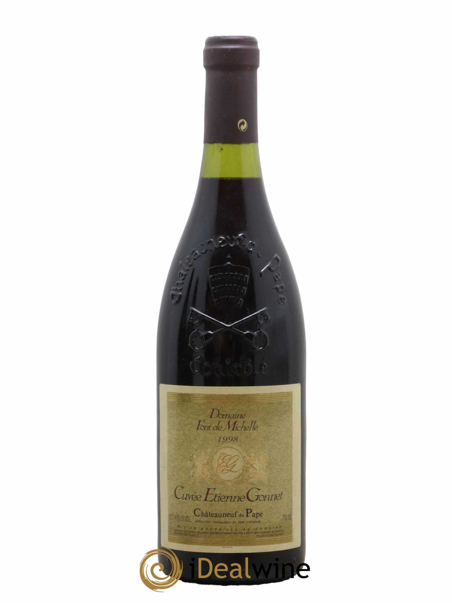 Châteauneuf-du-Pape Domaine Font de Michelle Cuvée Etienne Gonnet Famille Gonnet 1998 - Lot de 1 bouteille - 0