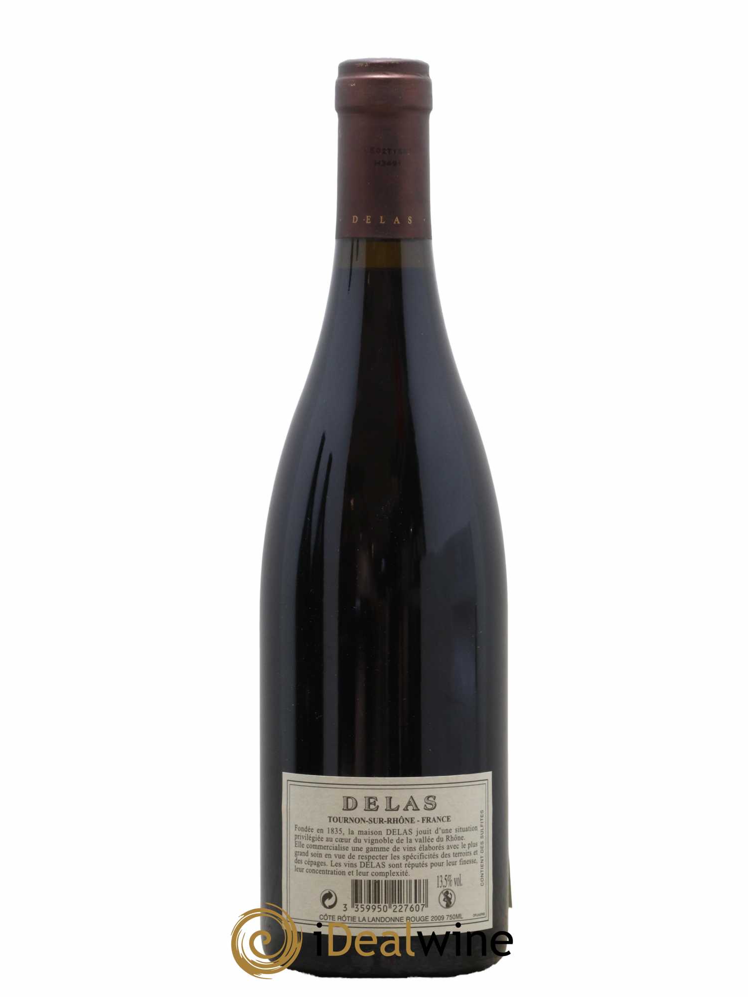 Côte-Rôtie La Landonne Delas Frères 2009 - Lot de 1 bouteille - 1