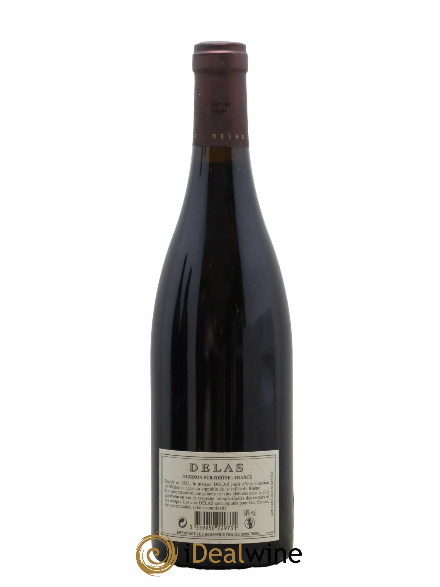 Hermitage Les Bessards Delas Frères 2009 - Lot de 1 bouteille - 1