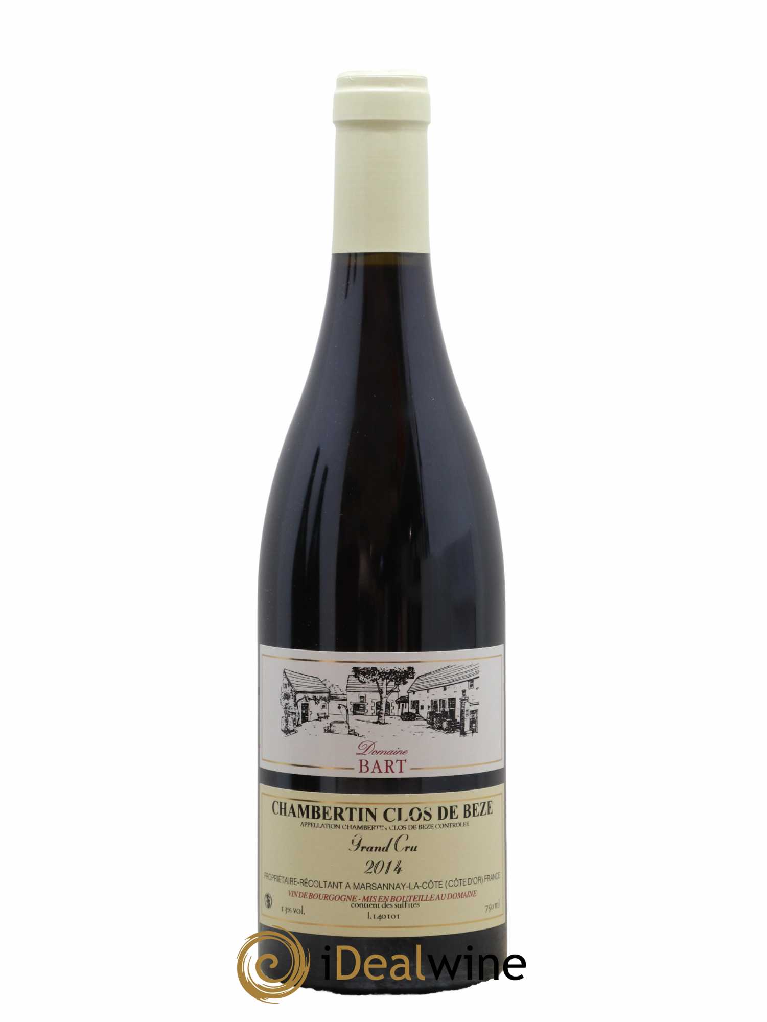 Chambertin Clos de Bèze Grand Cru Bart (Domaine) 2014 - Lot de 1 bouteille - 0