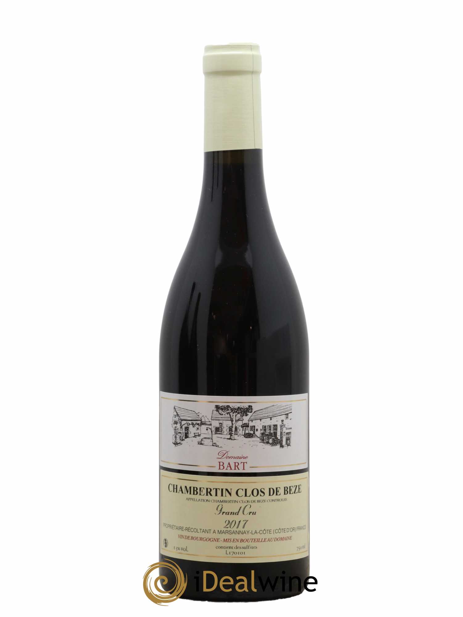 Chambertin Clos de Bèze Grand Cru Bart (Domaine) 2017 - Lot de 1 bouteille - 0