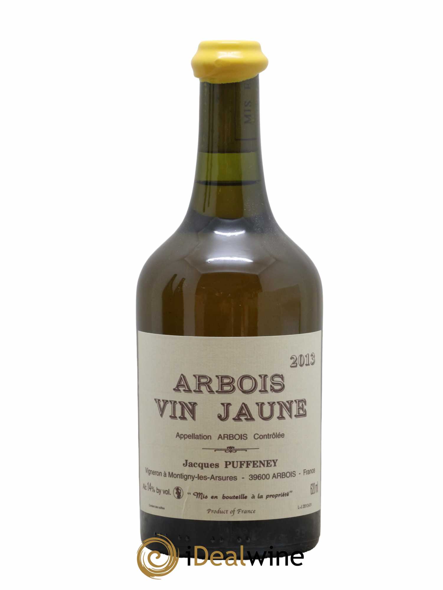 Arbois Vin Jaune Jacques Puffeney 2013 - Lot de 1 bouteille - 0