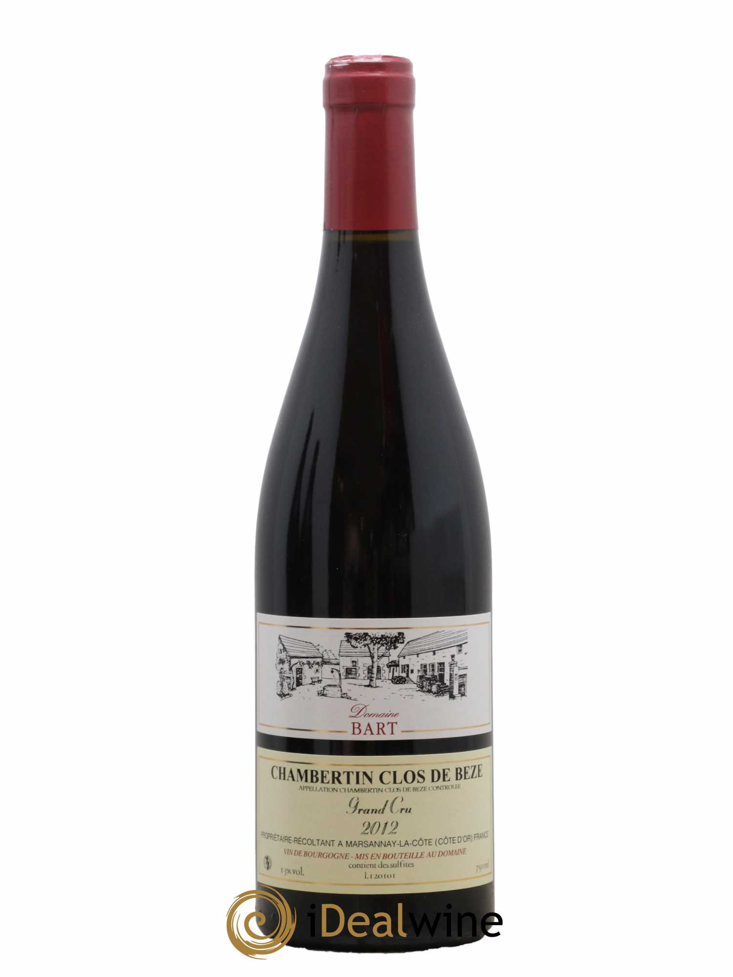 Chambertin Clos de Bèze Grand Cru Bart (Domaine) 2012 - Lot de 1 bouteille - 0