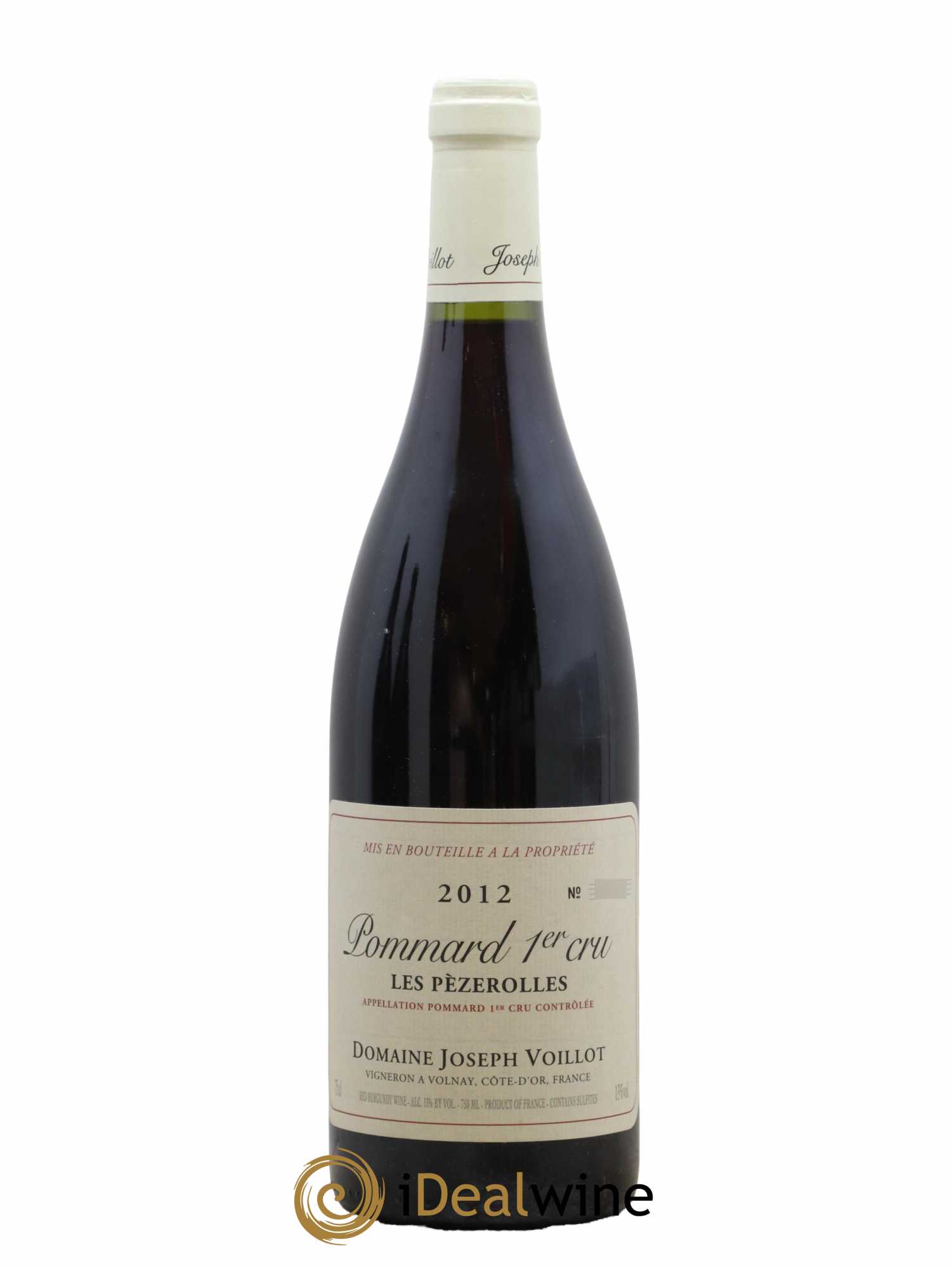 Pommard 1er Cru Les Pèzerolles Joseph Voillot (Domaine) 2012 - Lot of 1 bottle - 0