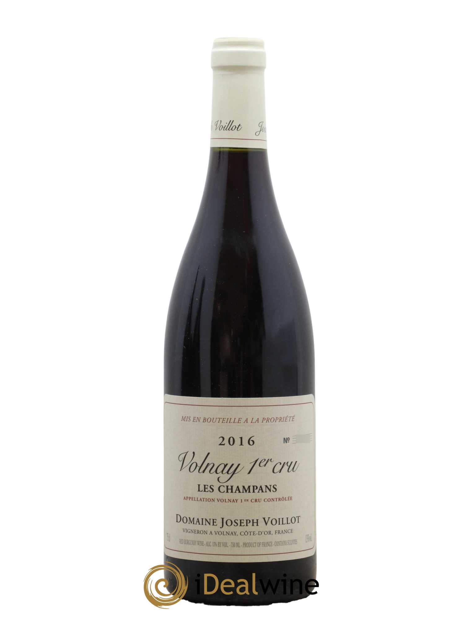 Volnay 1er Cru les Champans Joseph Voillot (Domaine) 2016 - Lot de 1 bouteille - 0