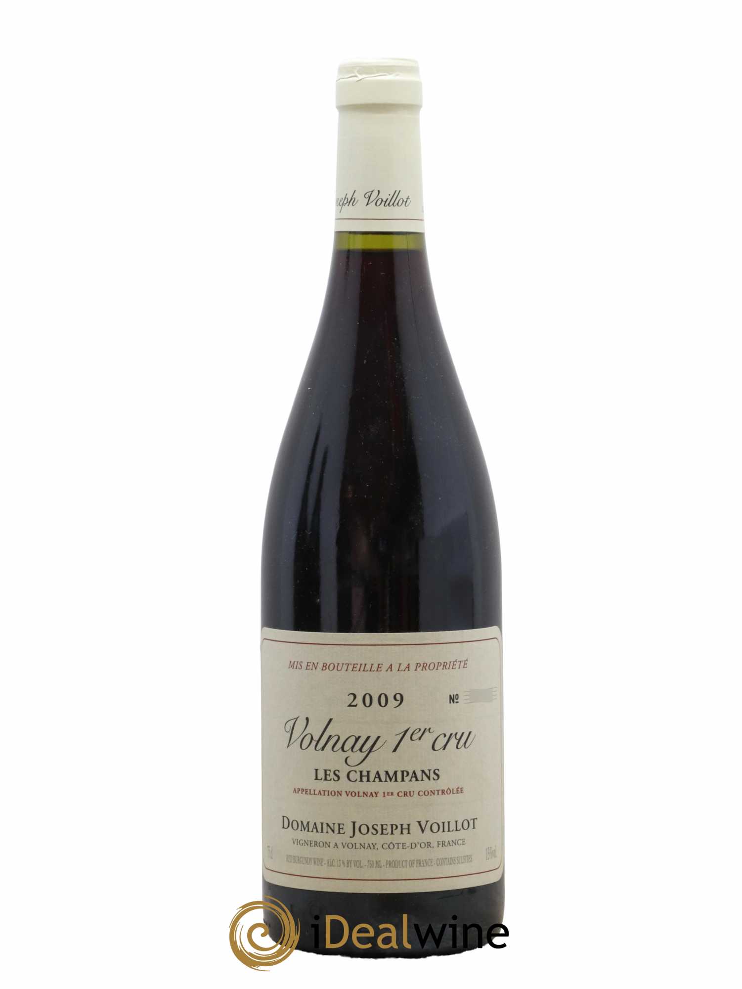 Volnay 1er Cru les Champans Joseph Voillot (Domaine) 2009 - Lot de 1 bouteille - 0
